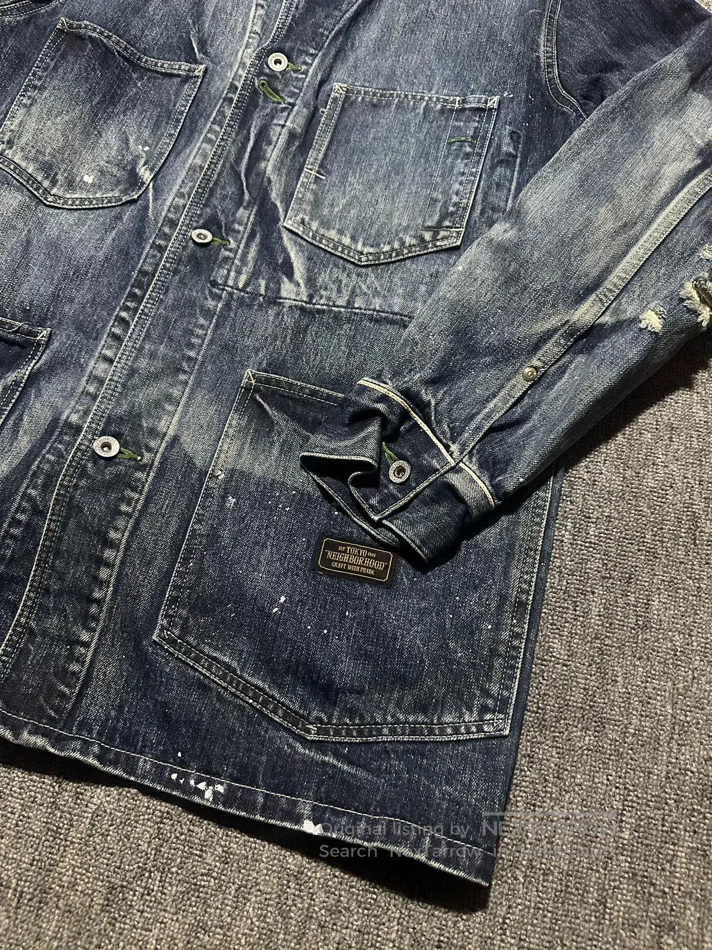 Neighborhood NEIGHBORHOOD Railway Denim Jacket. Size US XL / EU 56 / 4 - 3 Thumbnail