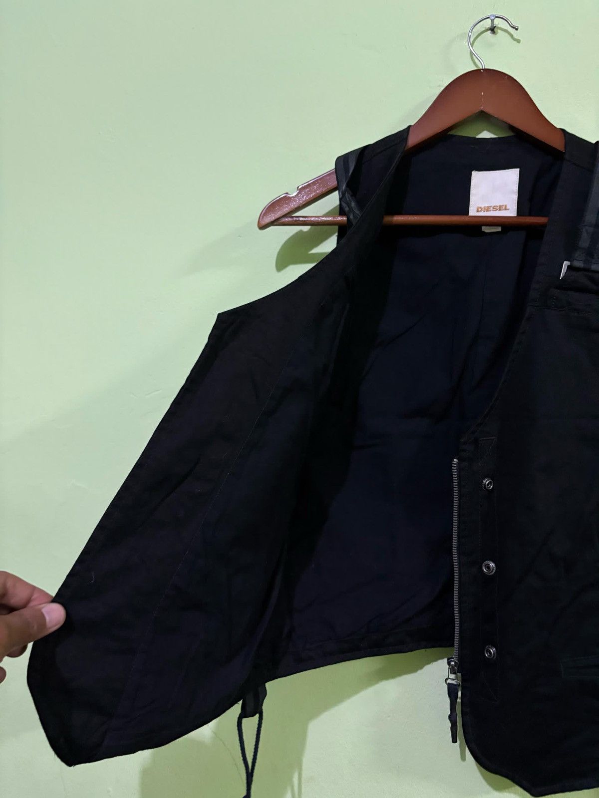 Diesel × Diesel Black Gold Diesel Tactical Utility Vest Design Bondage Size US M / EU 48-50 / 2 - 6 Thumbnail