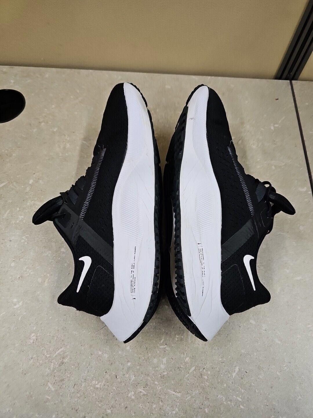 Nike Size 8- Nike Women's Air Zoom Pegasus 37.5 Black White Size US 8 / EU 41 - 6 Thumbnail
