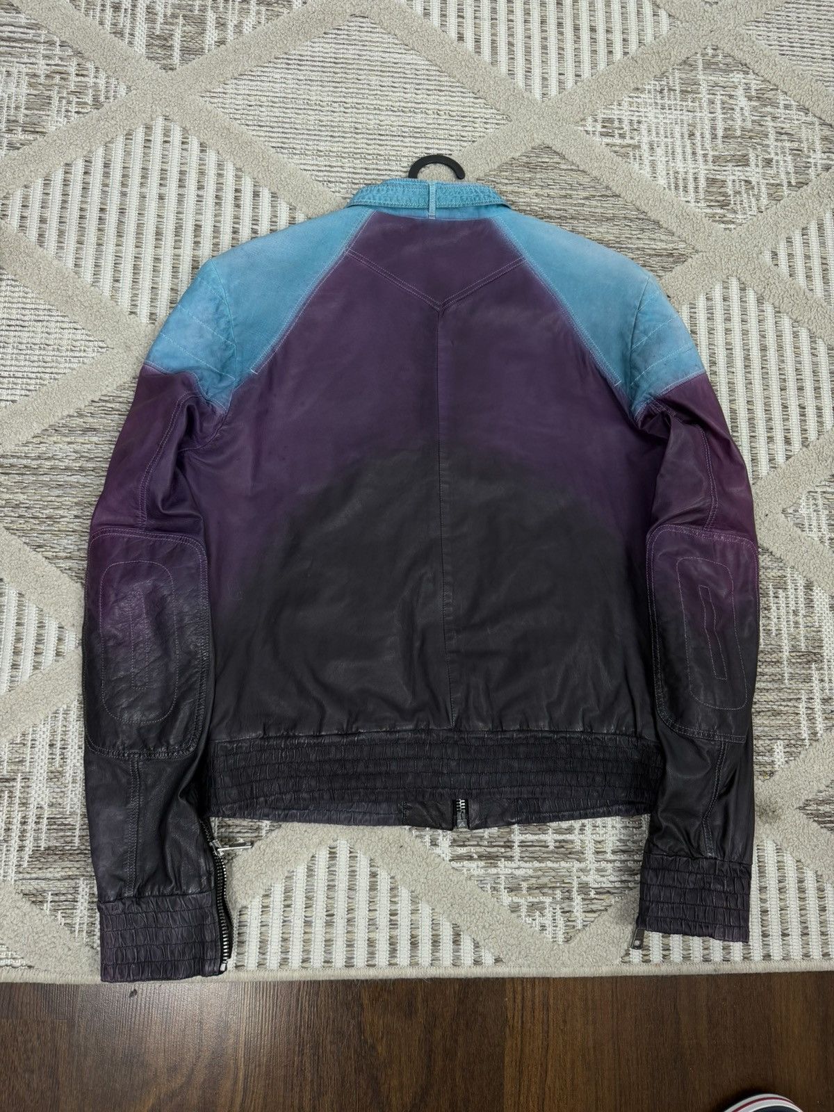 Gucci Gucci Gradient Leather Biker Jacket SS09 Frida Gianni Size US M / EU 48-50 / 2 - 10 Thumbnail