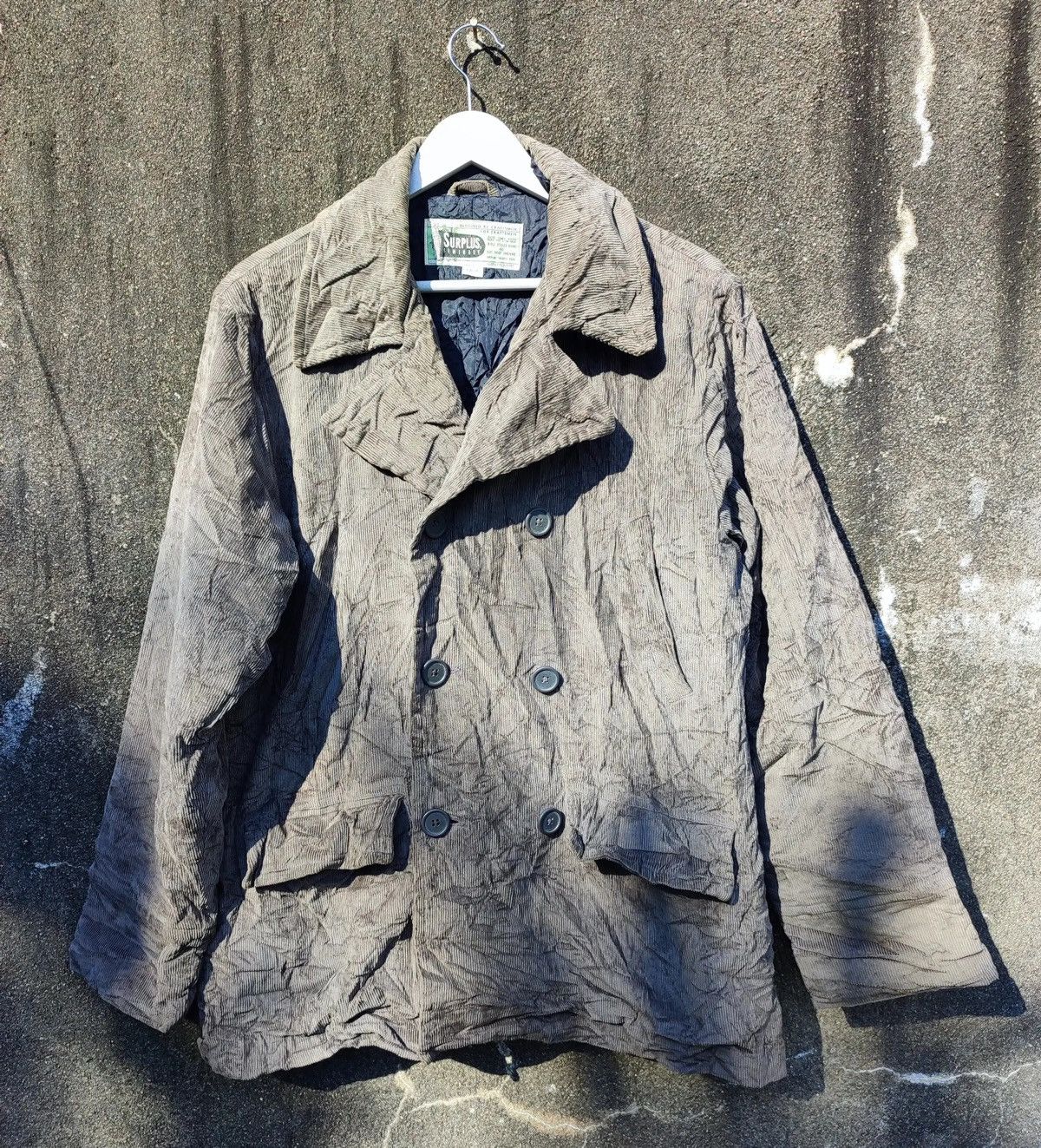 Vintage Surplus Seminary Crinkle Gray Work Jacket