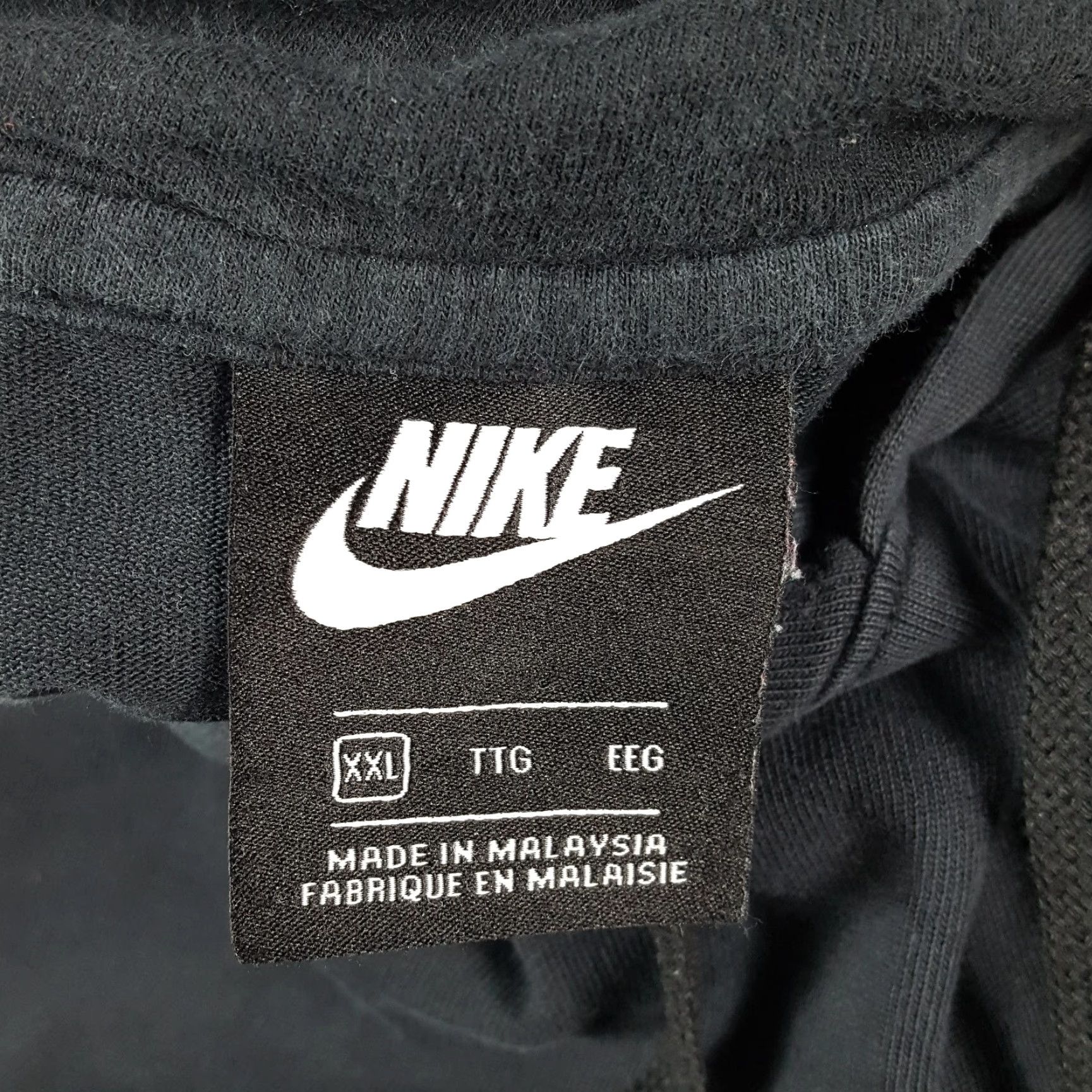 Nike Vintage Nike Faded Black Athletic Hoodie Men’s Size 2XL Pullover Sweatshirt Grunge 90s Size US XXL / EU 58 / 5 - 6 Thumbnail