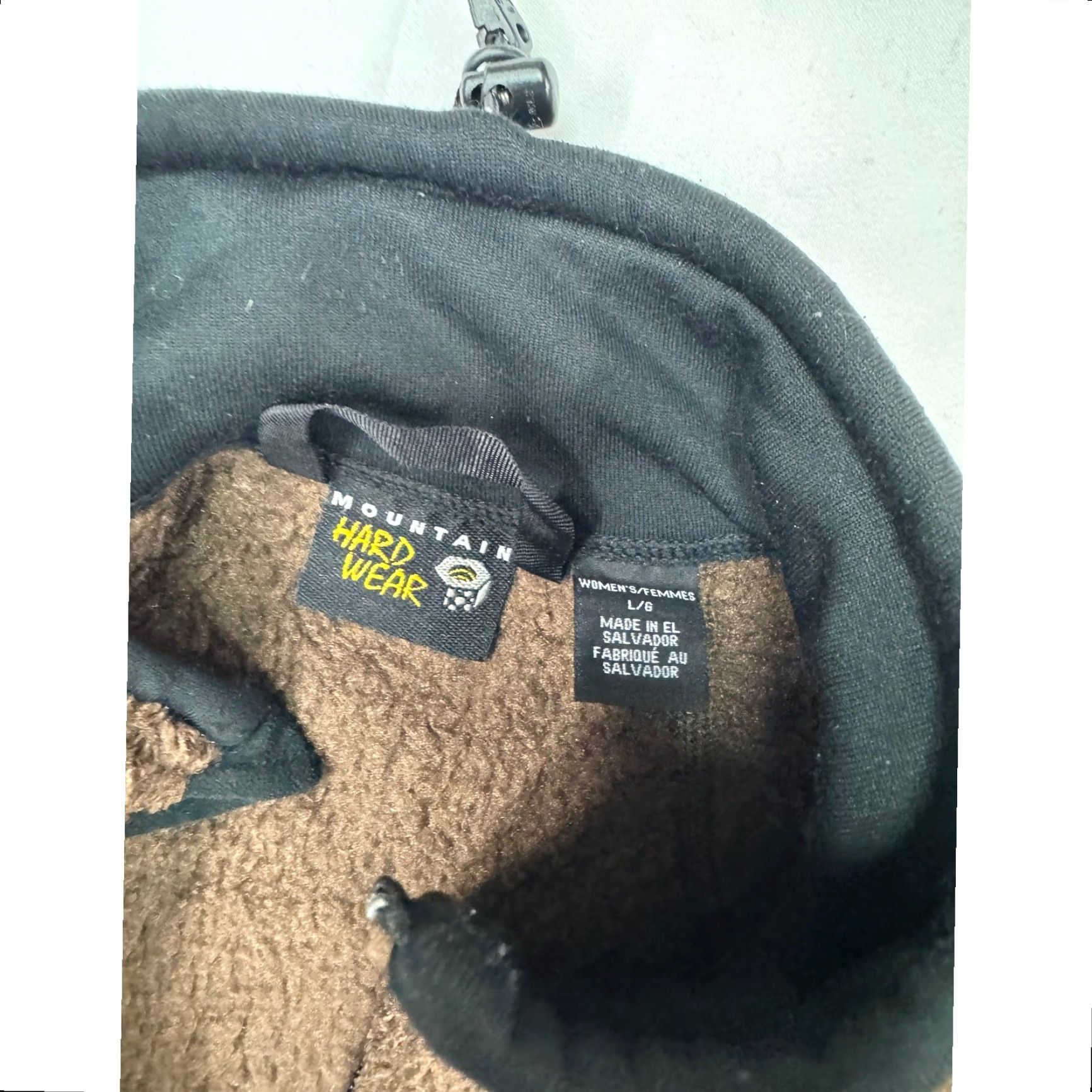 Mountain Hardwear VINTAGE Mountain Hardwear Poodle Monkey Fleece Jacket Women’s Large Brown Full Zip Pile Size L / US 10 / IT 46 - 4 Thumbnail