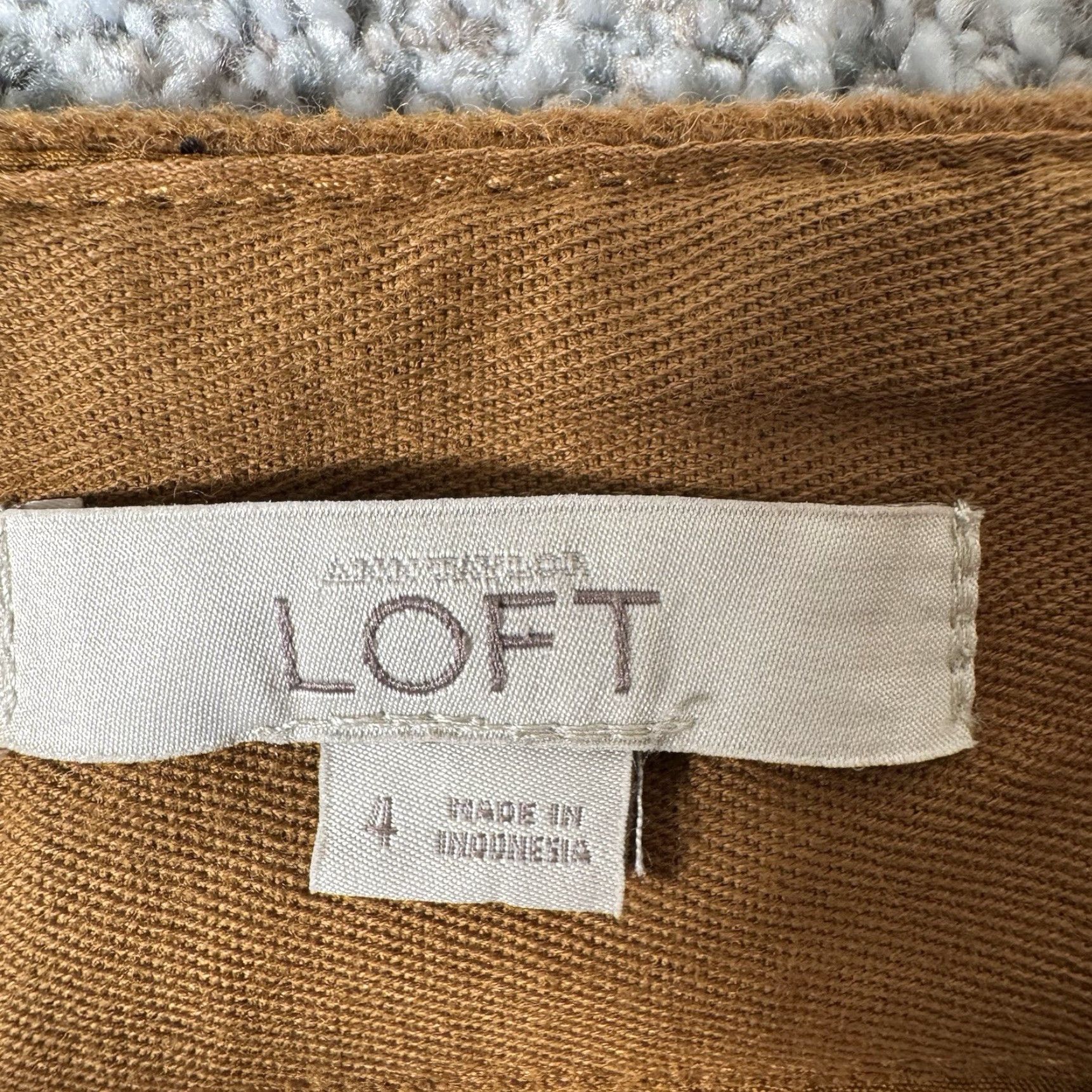 Loft VINTAGE Loft Mini Skirt Women 4 Brown Wool Blend Pockets Short Office Chic Preppy Classic – Y2K Size 27" / US 4 / IT 40 - 6 Thumbnail