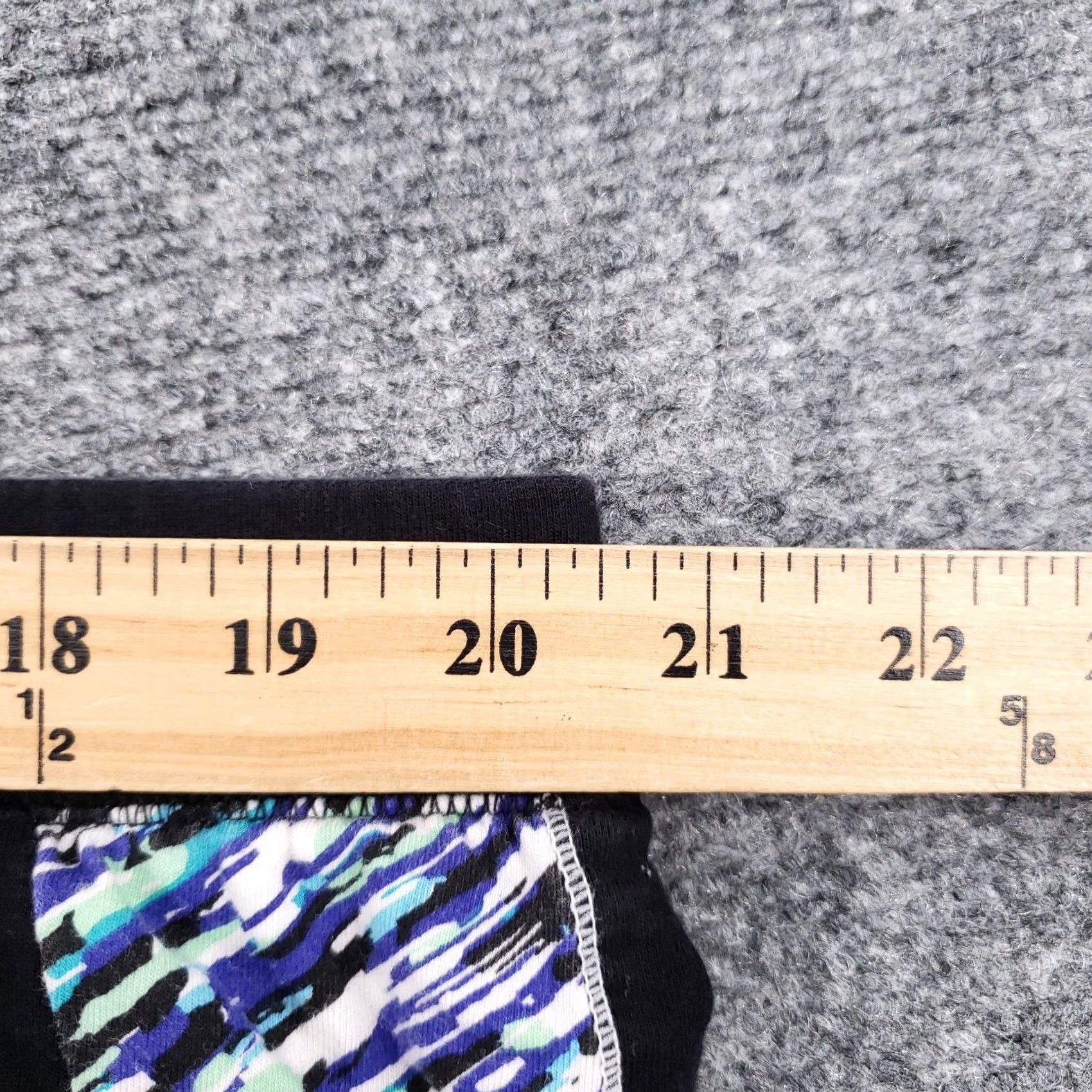 Vintage Catherines Pants Womens 2X Black Capri Plus Abstract Athletic Relaxed Stretch Size 40" / US 18 - 7 Thumbnail