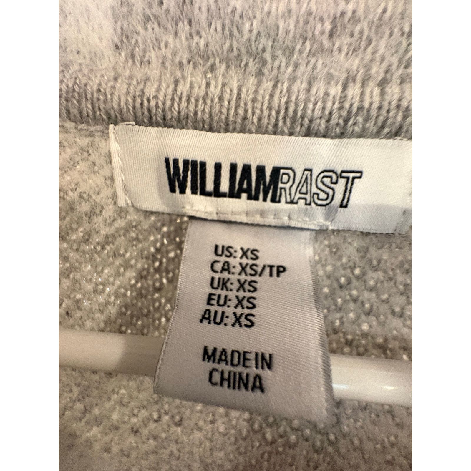 William Rast William Rast Women’s XS Gray Plaid Button Front Shirt Jacket Size XS / US 0-2 / IT 36-38 - 3 Thumbnail
