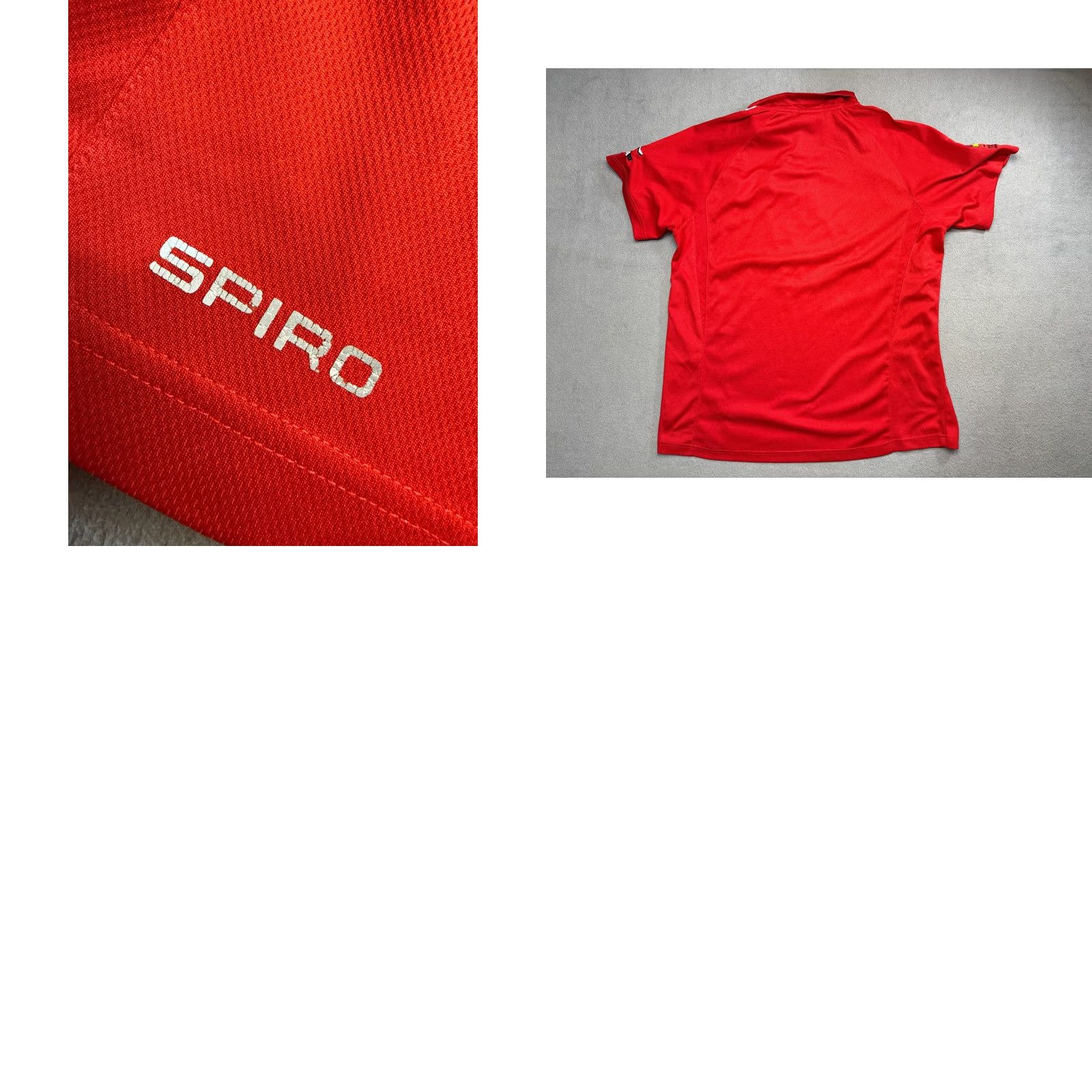 Vintage SPIRO England Classics Motocross DES National Team Mens 2XL Red Polo Shirt Shirt Mens Red 2XL England DES National Team Spiro Size US XXL / EU 58 / 5 - 8 Thumbnail