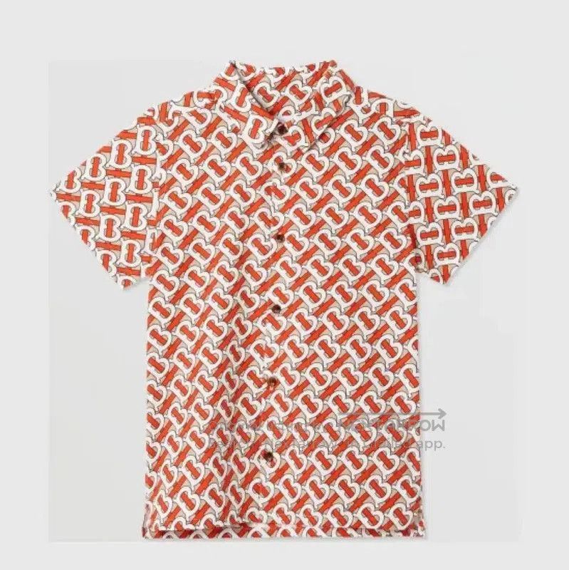 Burberry Burberry Orange Cotton Short Sleeve Polo Shirt. Size US M / EU 48-50 / 2 - 1 Thumbnail