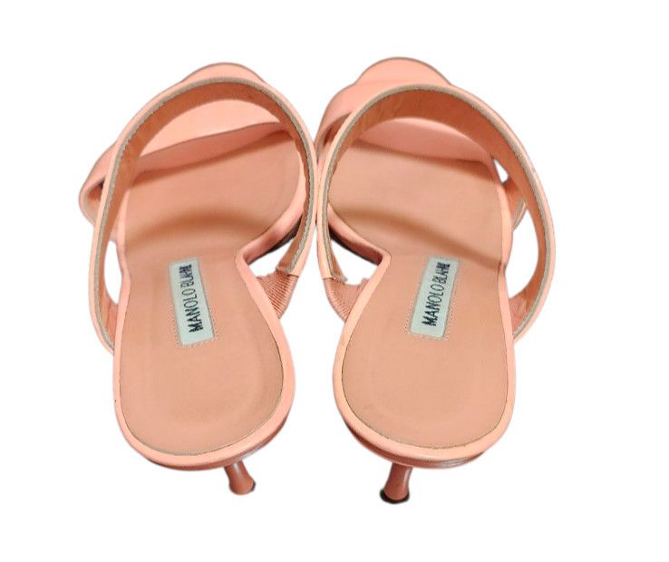 Manolo Blahnik Manolo Blahnik Coral High Heel Shoes Sleek Design Size 36 Size US 5.5 / IT 35.5 - 7 Thumbnail