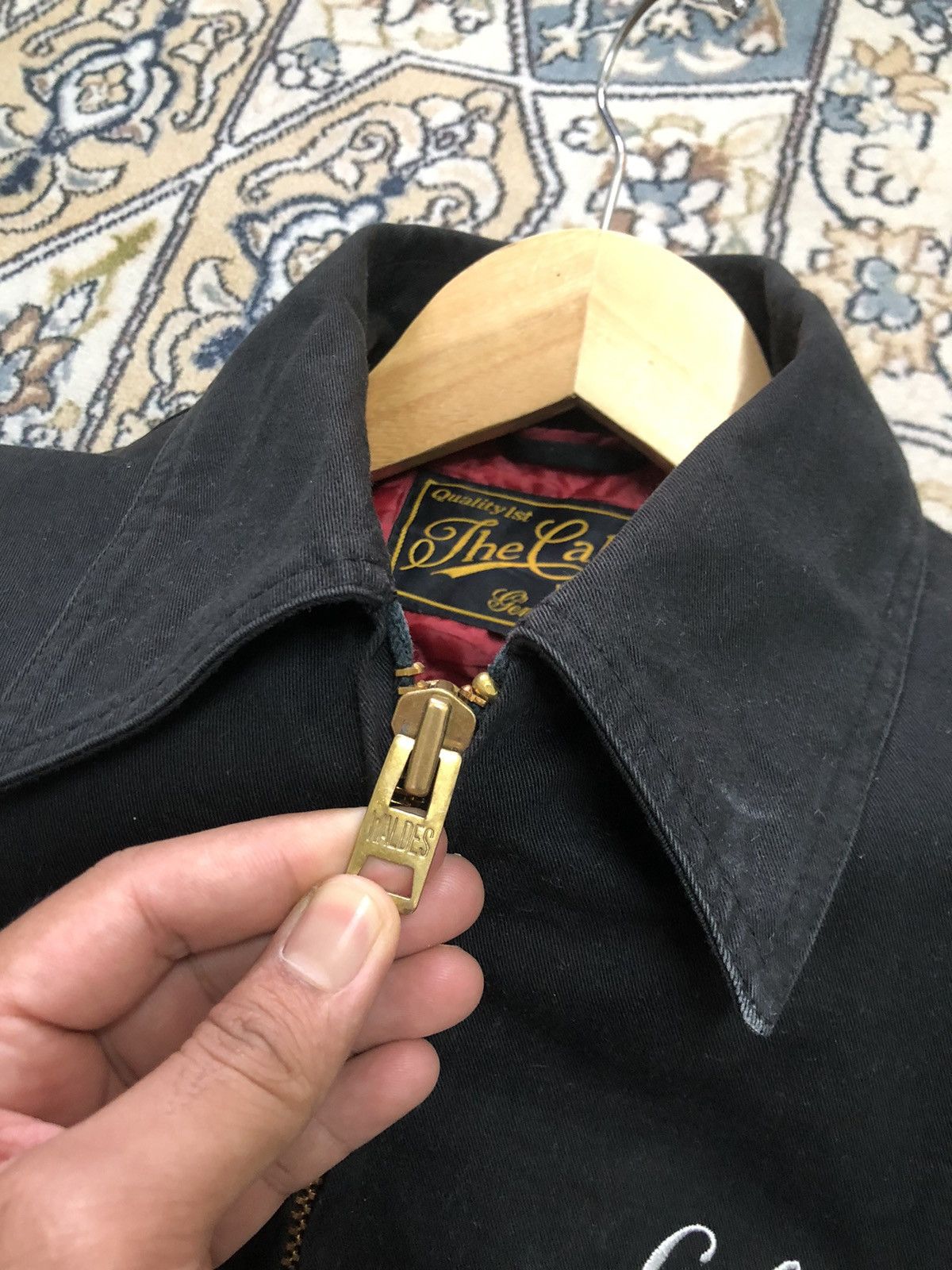 Japanese Brand Vtg Calee King of The Roat Embroidery Skull Trucker Jacket Size US M / EU 48-50 / 2 - 13 Thumbnail