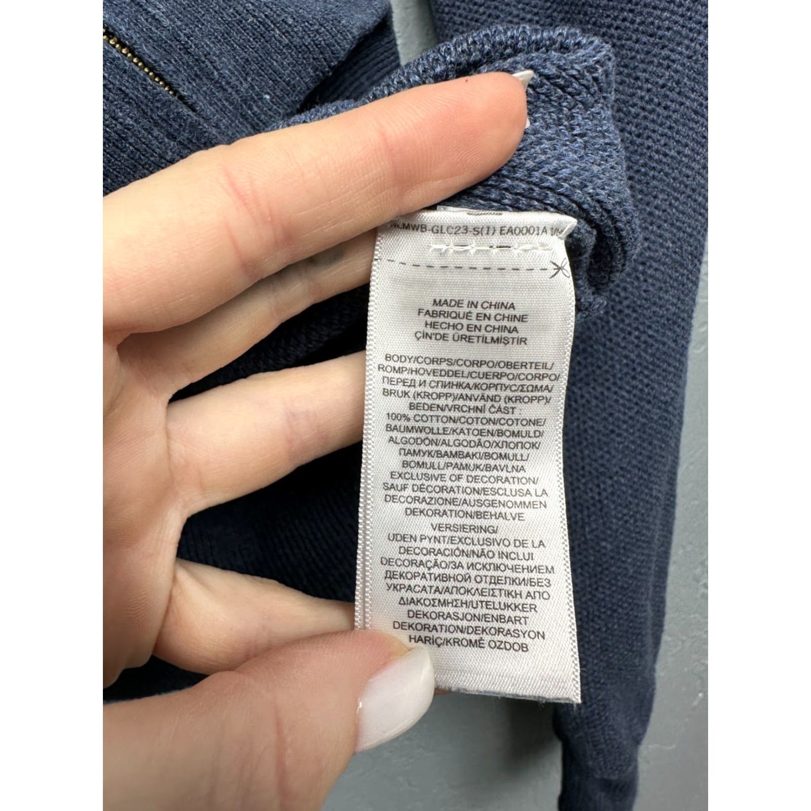 Polo Ralph Lauren Polo Ralph Lauren Mens Full Zip Sweatshirt Sweater Size L Blue Cotton Logo Full Zip Vintage: No Size US L / EU 52-54 / 3 - 6 Thumbnail