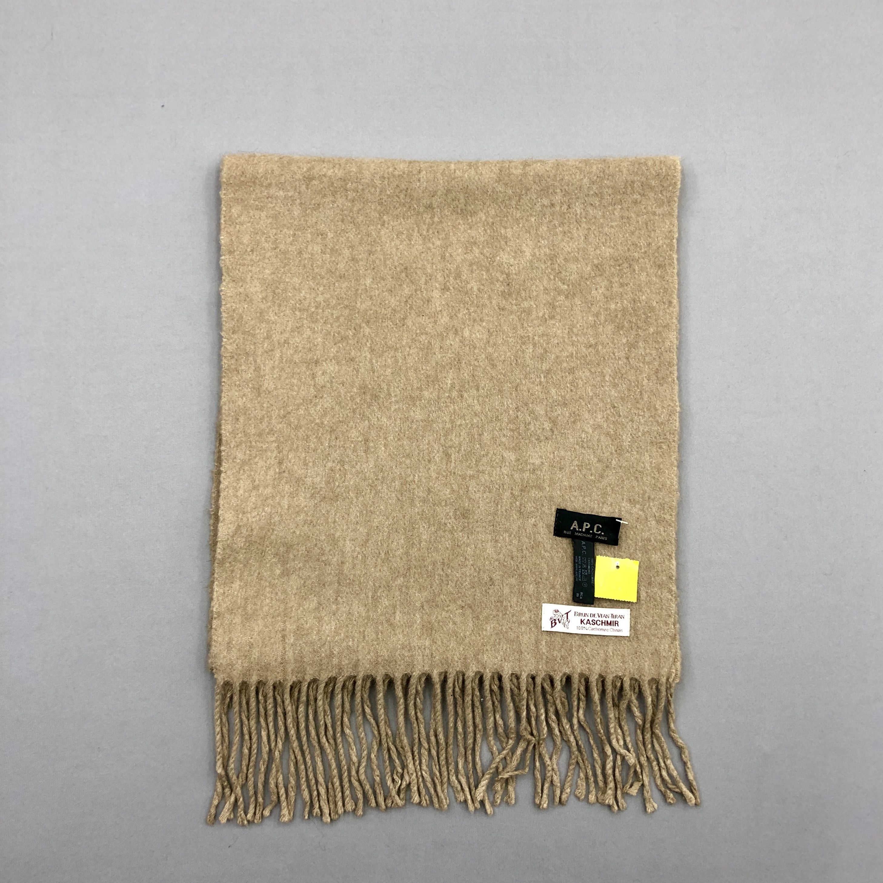 A.P.C. × Vintage Vintage Y2K A.P.C Scarf Muffler APC Wool Scarves Size ONE SIZE - 3 Thumbnail