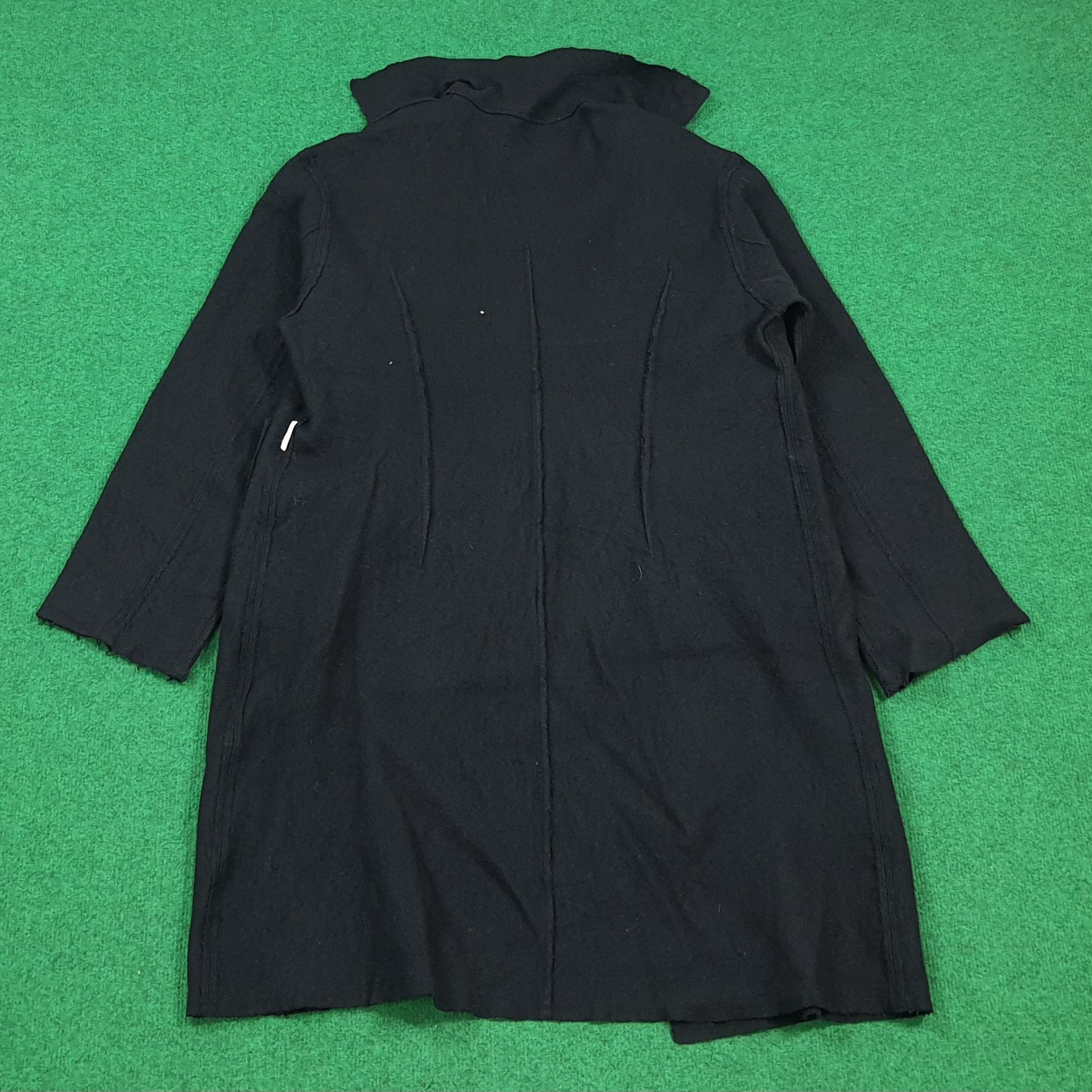 Y's Yohji Yamamoto Y's Longline Blazer Wool Linen Cardigan Size US M / EU 48-50 / 2 - 4 Thumbnail