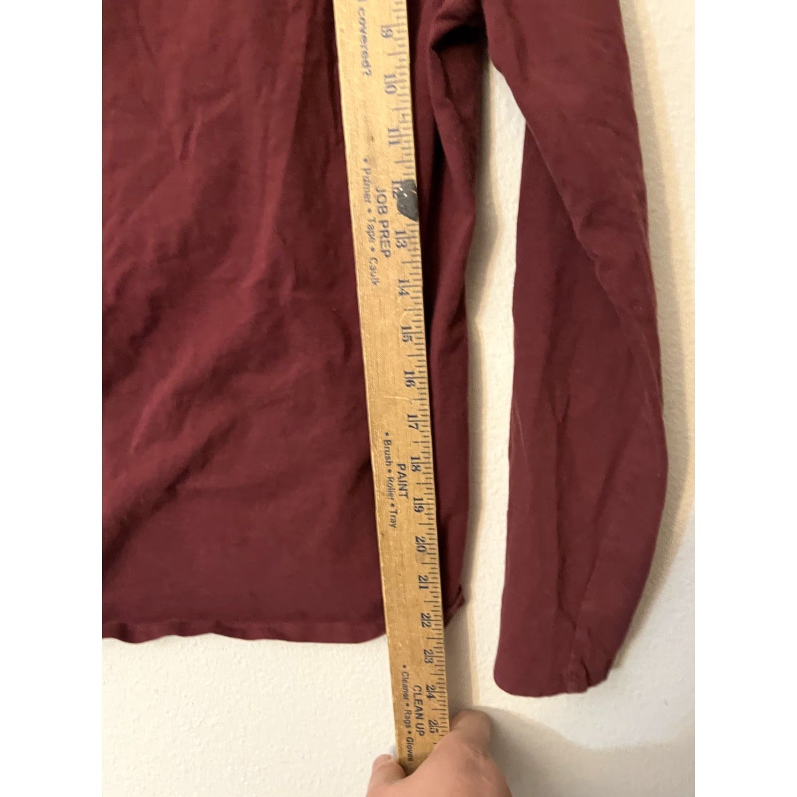 Calvin Klein Calvin Klein Sleep Shirt Womens Crew Long Sleeve Maroon Burgundy Medium Shirt Womens Sleep Shirt Crew Neck Embroidered Logo Cotton Blend Vintage No Size M / US 6-8 / IT 42-44 - 4 Thumbnail