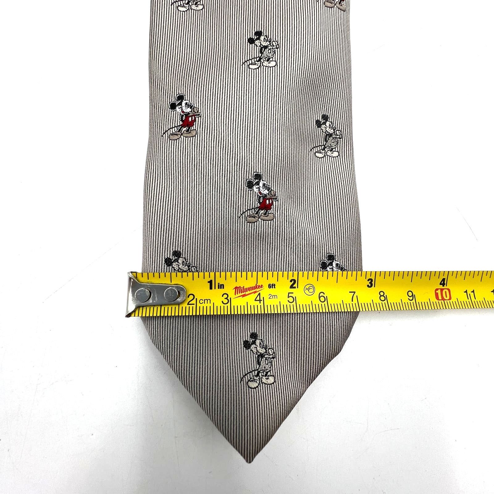Disney Disney Balancine Mickey Mouse Tie Gray Vintage Size ONE SIZE - 5 Thumbnail