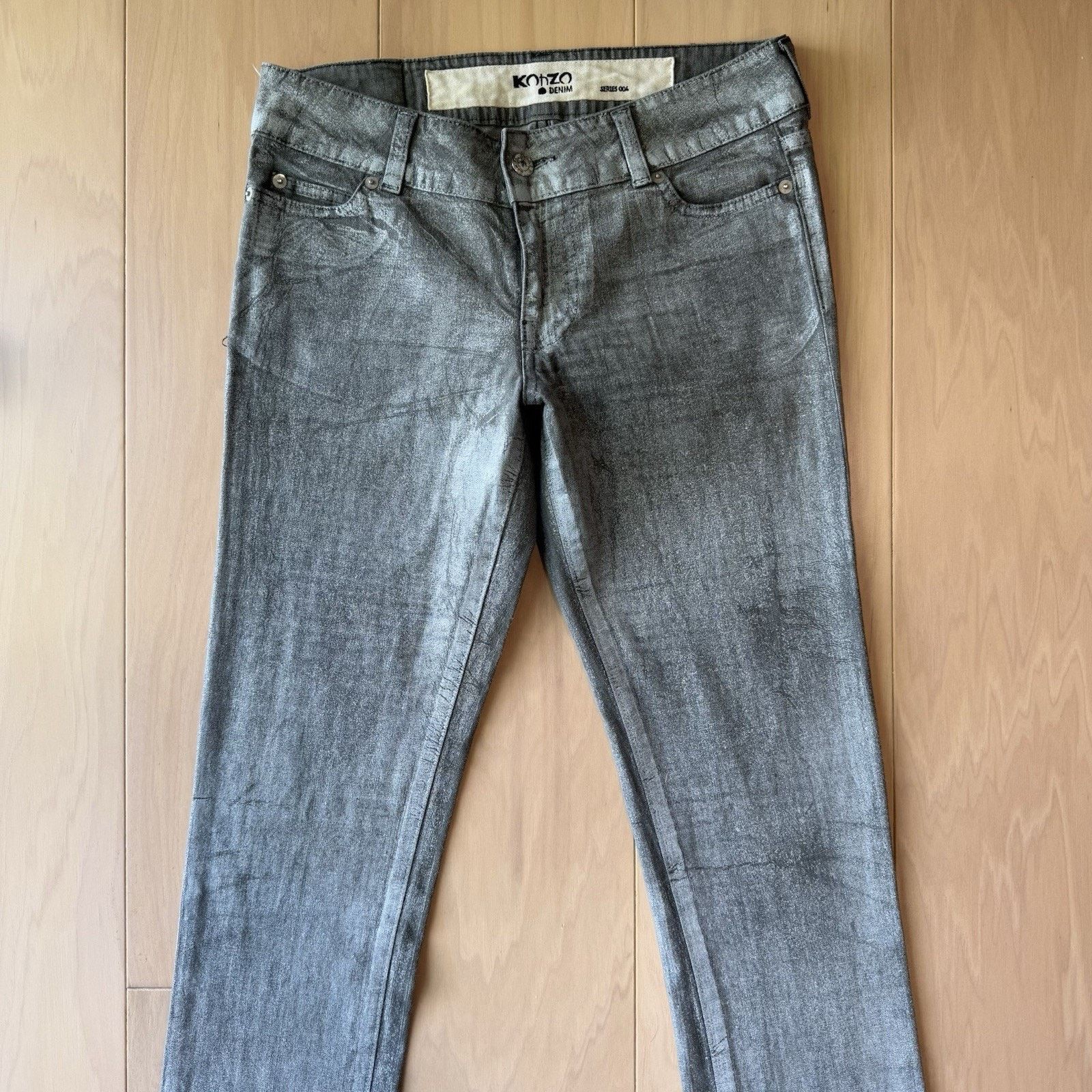 Koho KohZo Denim Series 004 Jeans 28 Gray Slim Made in Japan Size US 28 / EU 44 - 3 Thumbnail