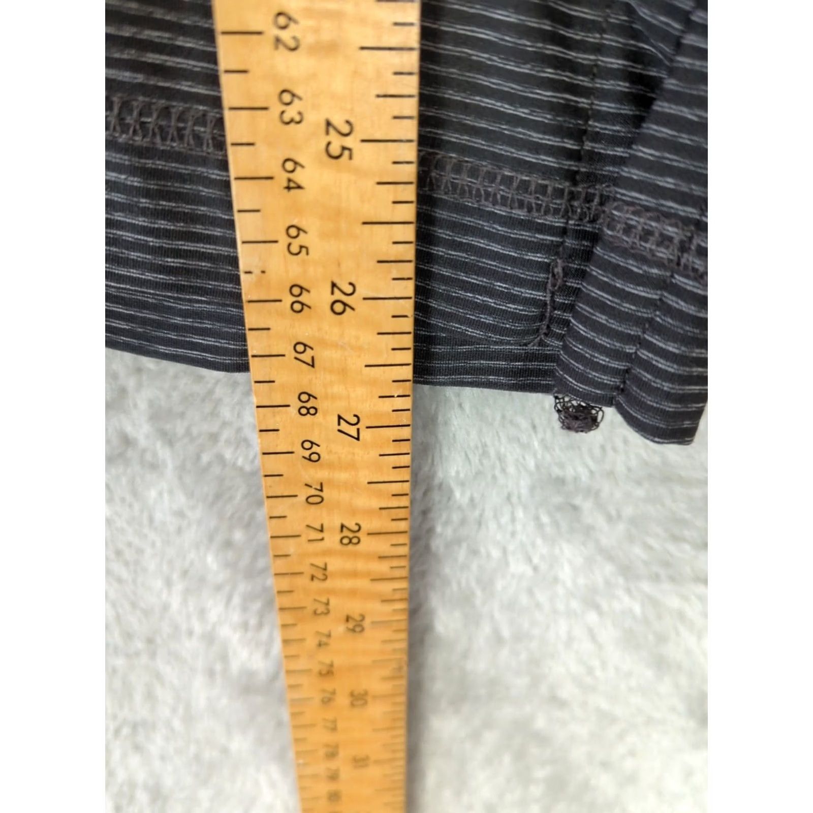 Eddie Bauer Eddie Bauer Hoodie Womens L Charcoal Travex V Neck Pullover Top Hiking Camp Striped Logo Breathable Lightweight Regular Set Size L / US 10 / IT 46 - 8 Thumbnail