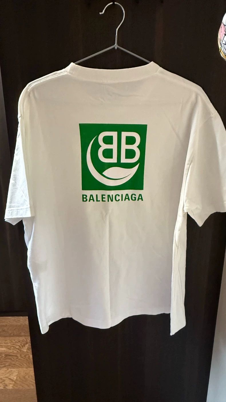 Balenciaga Balenciaga Eco-Friendly Short Sleeve T-Shirt, Size L, Whit Size US L / EU 52-54 / 3 - 5 Thumbnail