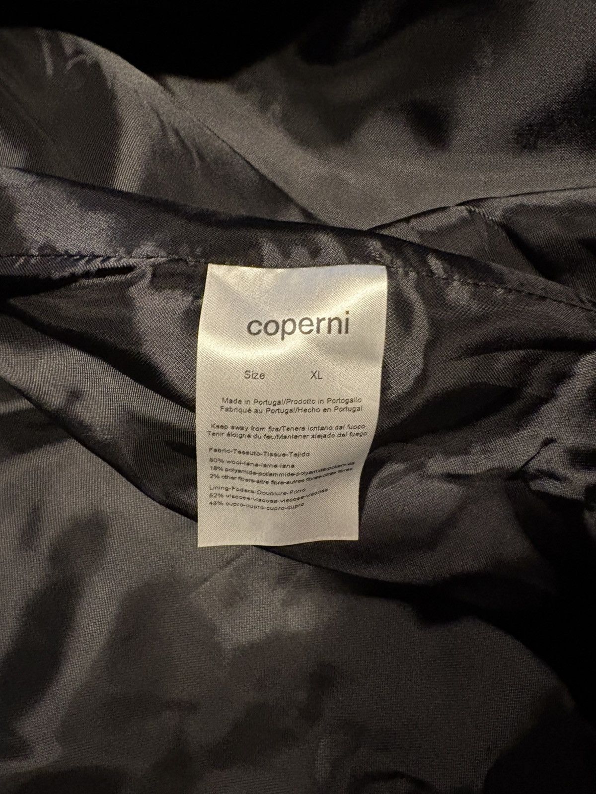 Coperni Coperni belted oversized wool coat. Size XL / US 12-14 / IT 48-50 - 9 Thumbnail