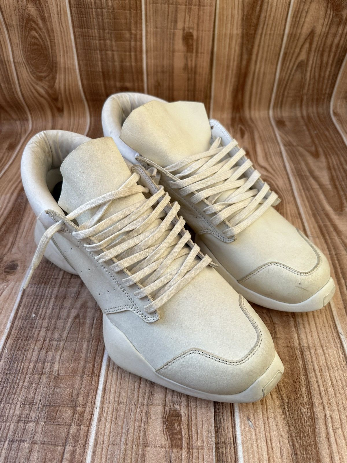 Rick Owens Drkshdw Adidas X Rick Owens Tech Runner Split Sole Size US 10.5 / EU 43-44 - 2 Thumbnail
