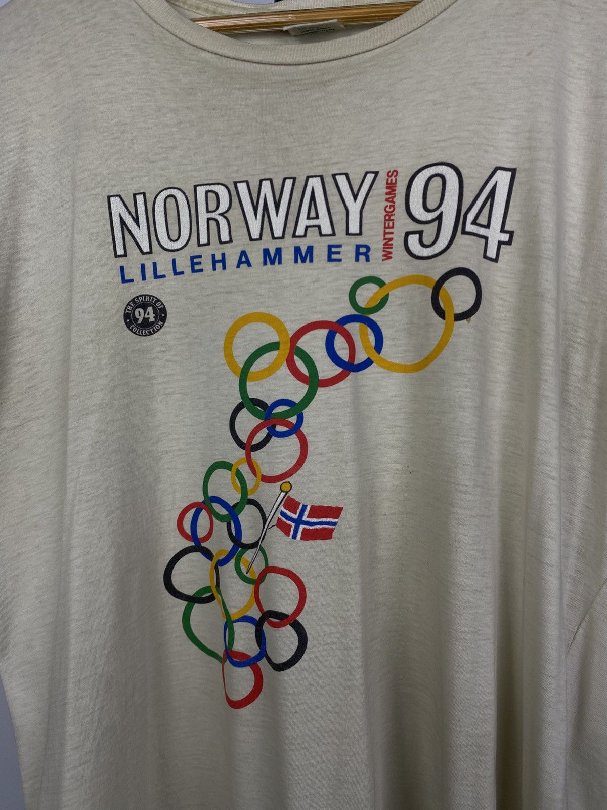 USA Olympics × Vintage Vintage rare 1994 Norway Olympics Games T-Shirt Men Size US L / EU 52-54 / 3 - 8 Thumbnail