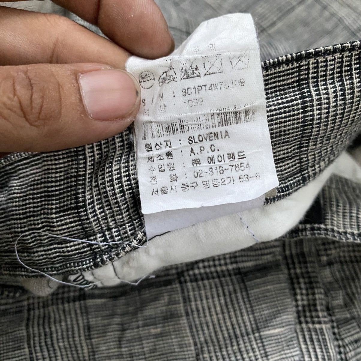 A.P.C. A.P.C. Tartan Short Pants Size US 28 / EU 44 - 6 Thumbnail