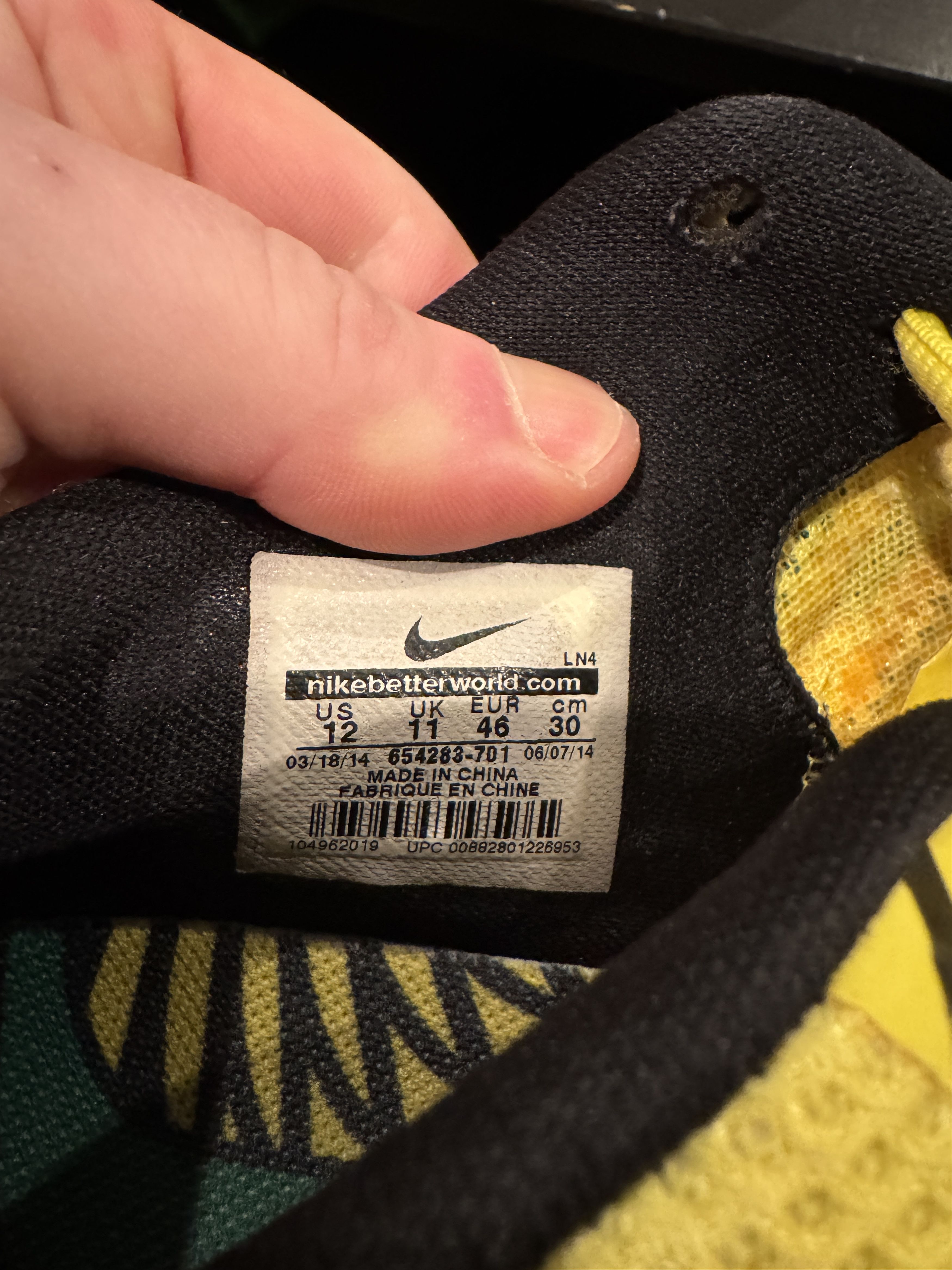 Nike *RARE* Nike Lunar TR1 LE Oregon Ducks size 12 Size US 12 / EU 45 - 10 Thumbnail