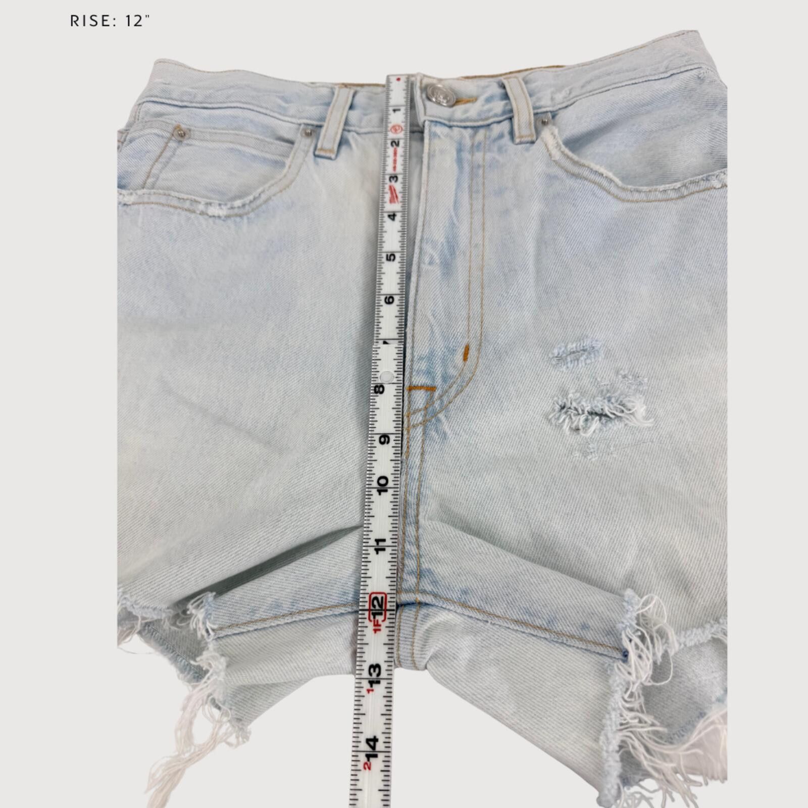 Other SLVRLAKE London High Rise Denim Shorts 27 Size 27" / US 4 / IT 40 - 7 Thumbnail