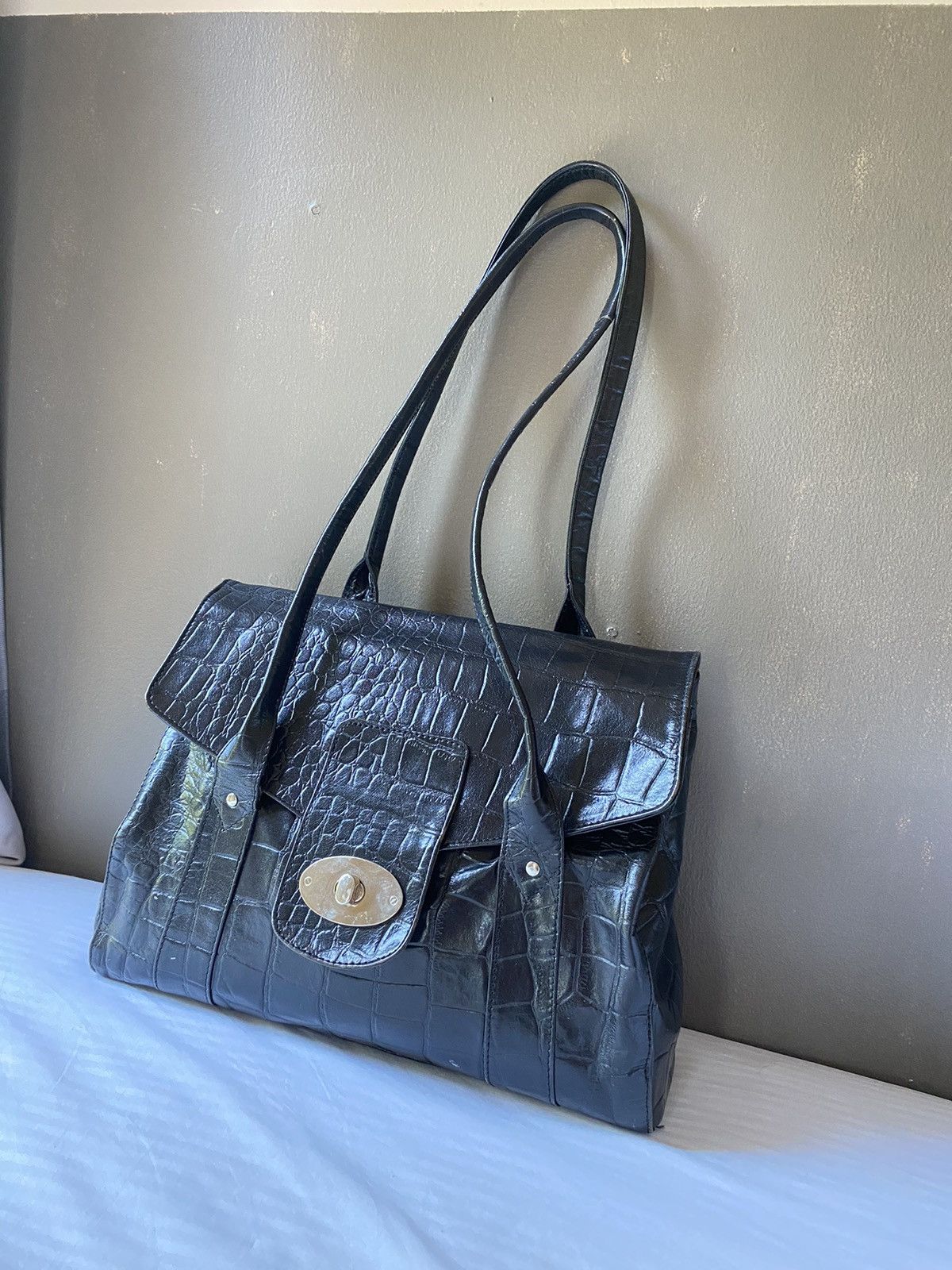 Designer × Vintage The monte Black handbag Size ONE SIZE - 4 Thumbnail