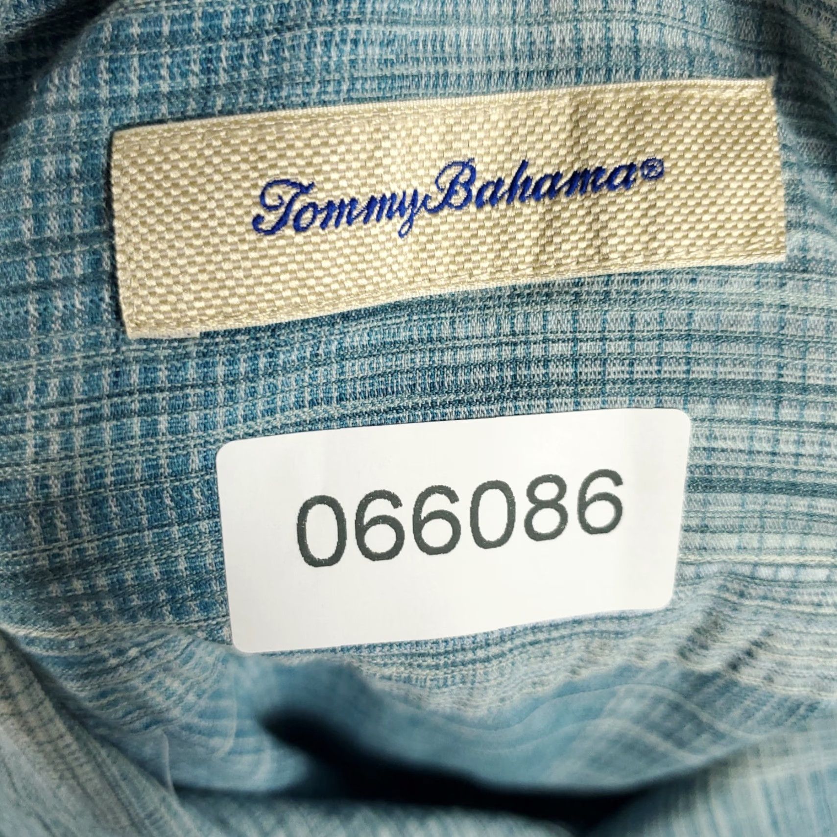 Tommy Bahama Tommy Bahama Shirt Mens 2XL Blue Plaid Silk Hawaiian Button Up Short Sleeve Size US XXL / EU 58 / 5 - 7 Thumbnail