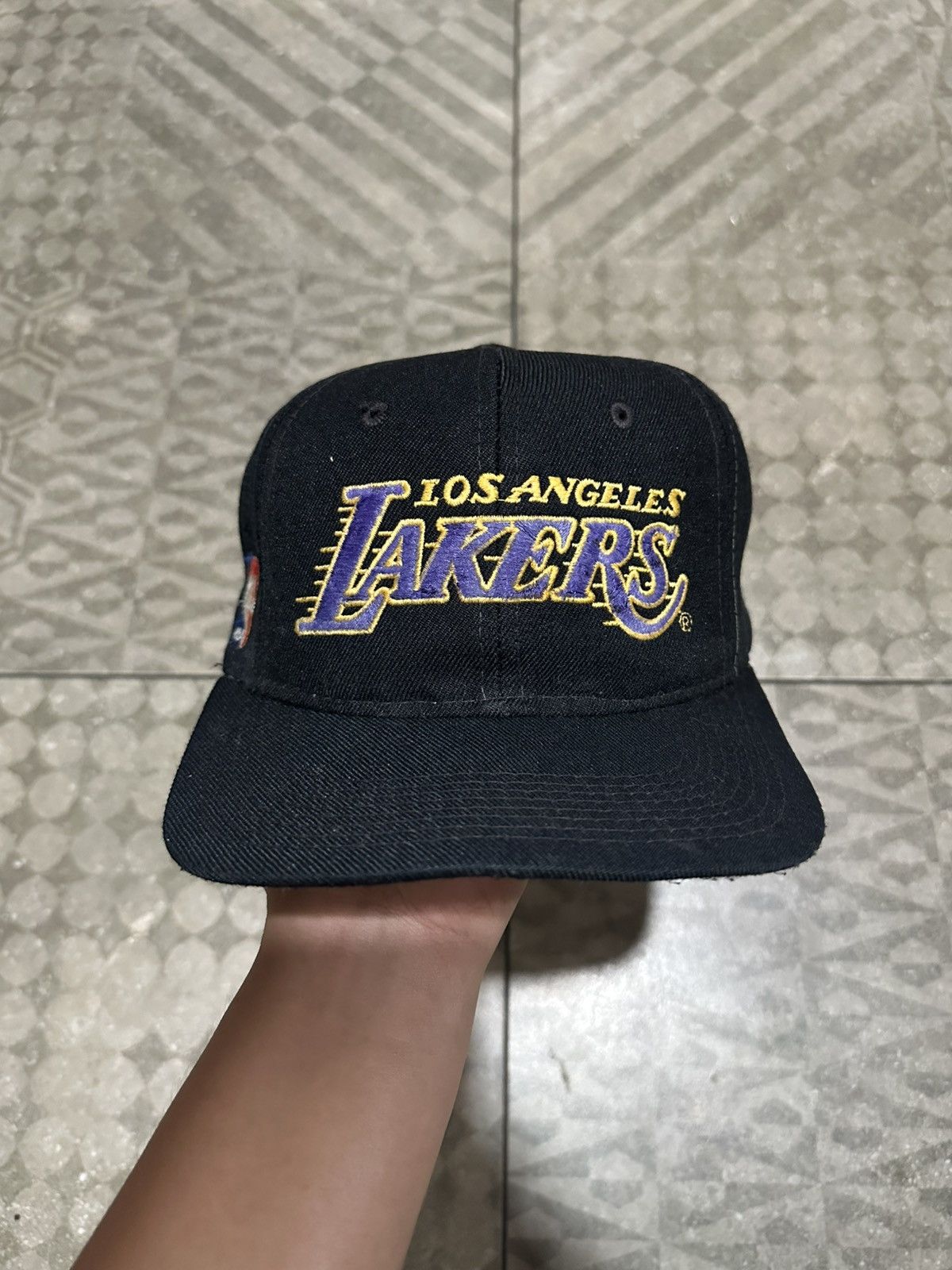 Sports Specialties Vintage Sports Specialties Los Angeles Lakers Motion Hat Size ONE SIZE - 2 Thumbnail