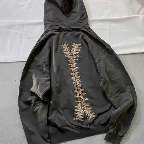 Japanese Brand Vintage Punk Skull and Bones XXL Hooded Sweatshirt Jacket Size US XXL / EU 58 / 5 - 7 Thumbnail