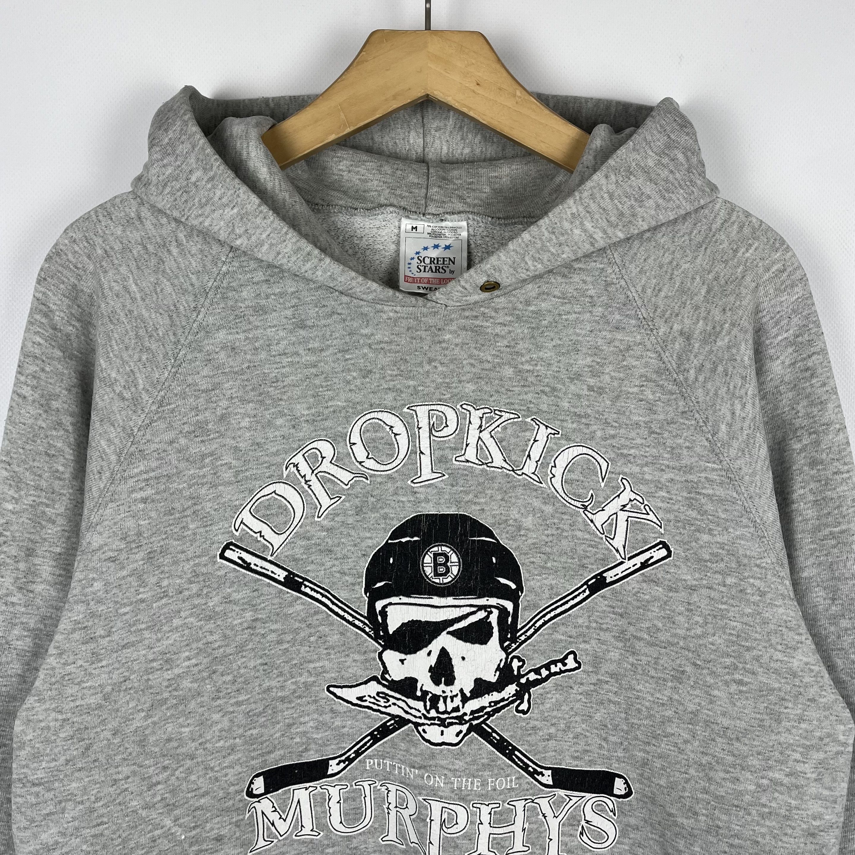 Band Tees Vintage Dropkick Murphys Punk Rock Band Hoodie 90’s Size US M / EU 48-50 / 2 - 6 Thumbnail