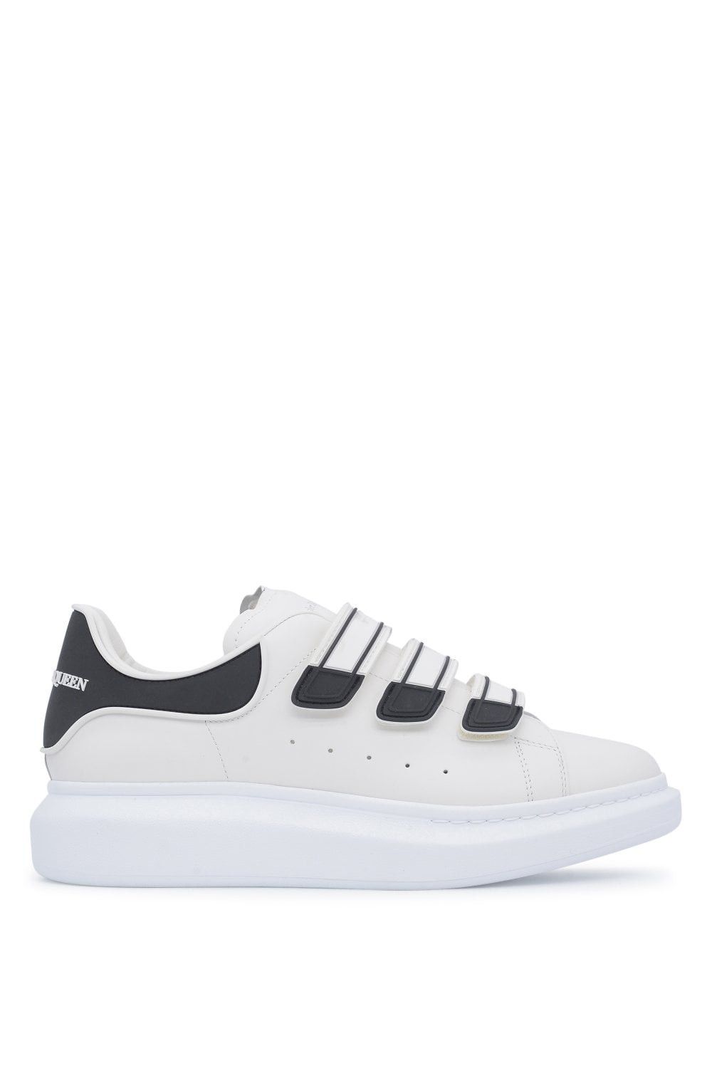 Alexander McQueen o1w1db10725 Sneake Leath S Rub Sneaker in White/Ivory Size US 10.5 / EU 43-44 - 1 Thumbnail