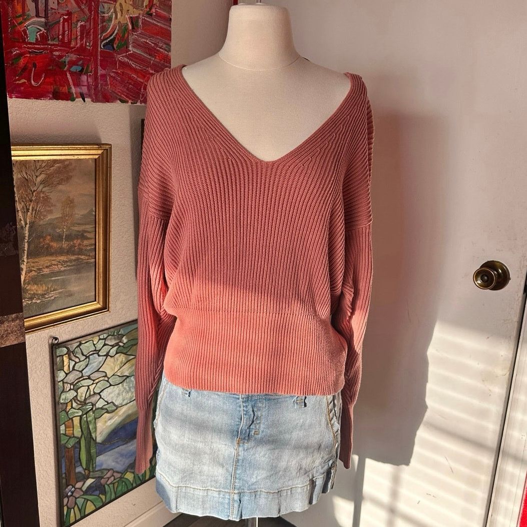 Free People free people pink knit sweater Size M / US 6-8 / IT 42-44 - 1 Thumbnail