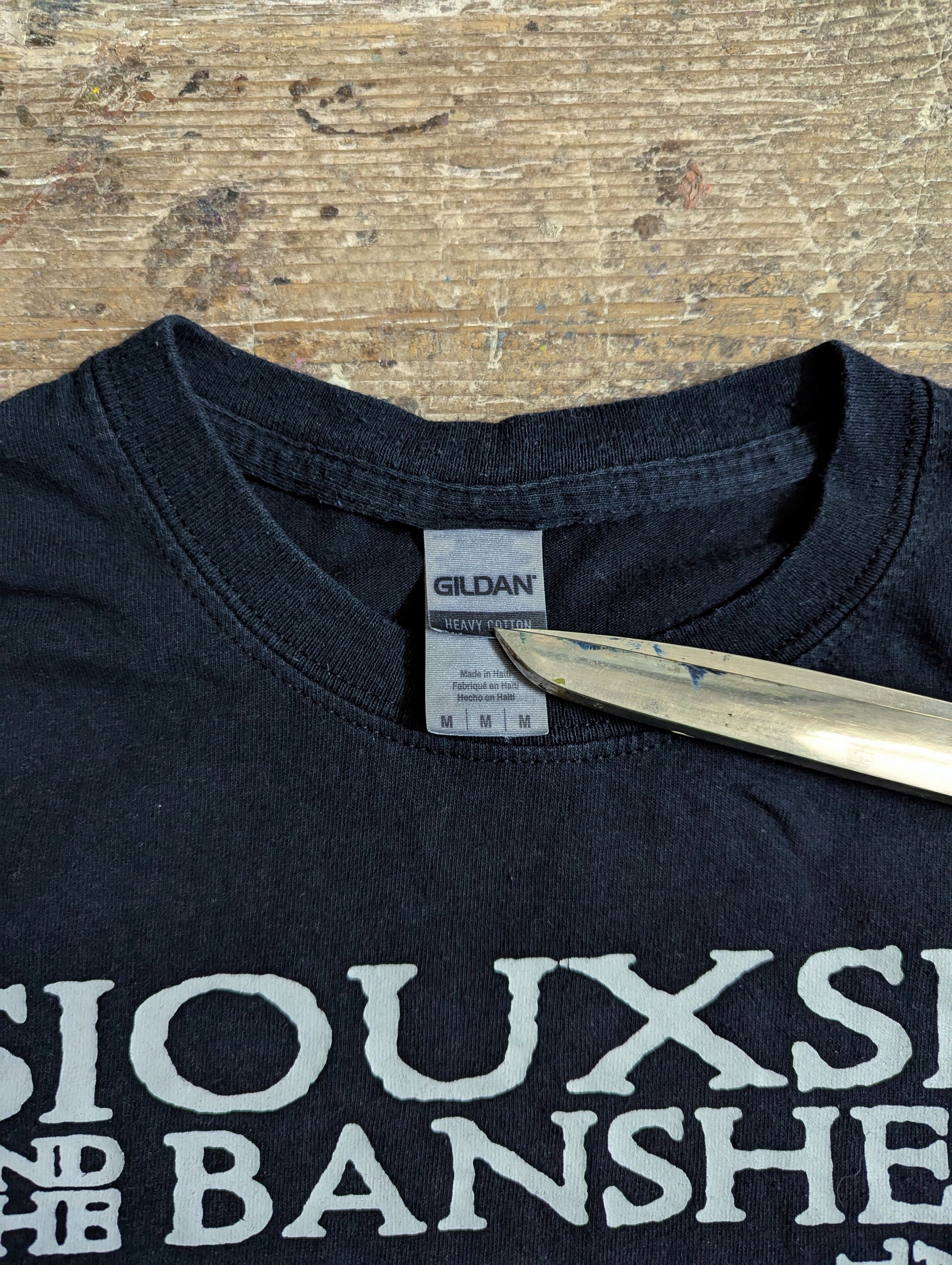 Band Tees 00s Siouxsie And The Banshees Cropped T Shirt Size M / US 6-8 / IT 42-44 - 3 Thumbnail