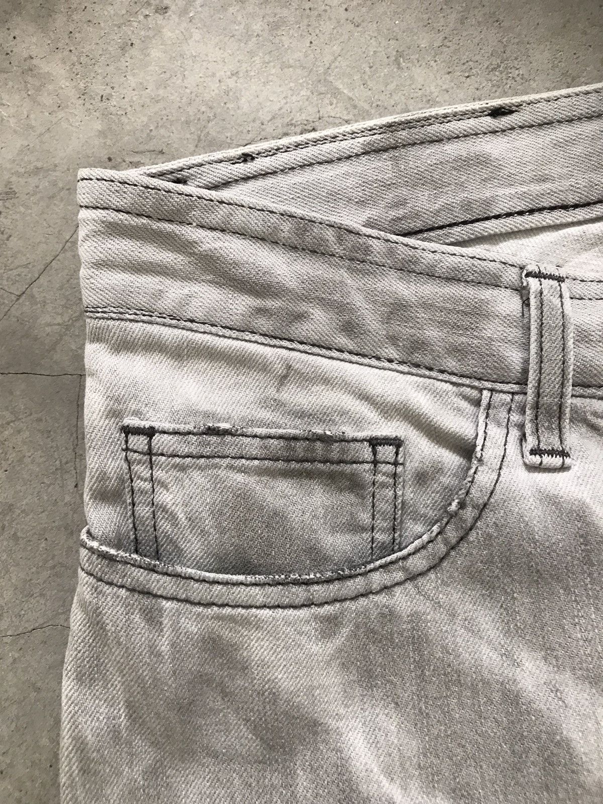 Japanese Brand S’EXPRIMER by Yuta Hosokawa Ripped Tall Slim Denim Jeans Size US 28 / EU 44 - 8 Thumbnail