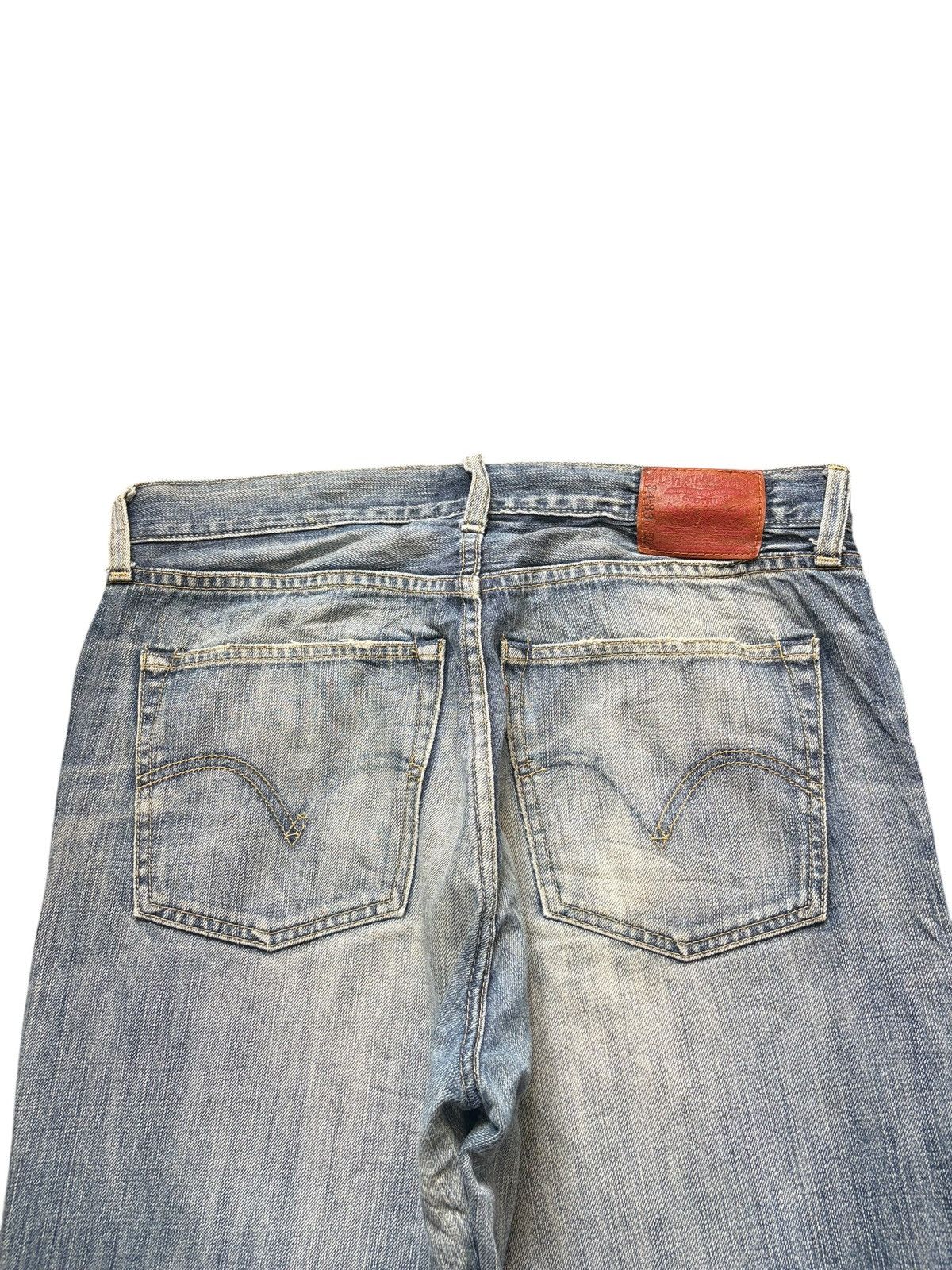 Levi's Vintage 90s Levis 502 Mud Wash Distress Loose Jeans Size US 33 - 4 Thumbnail