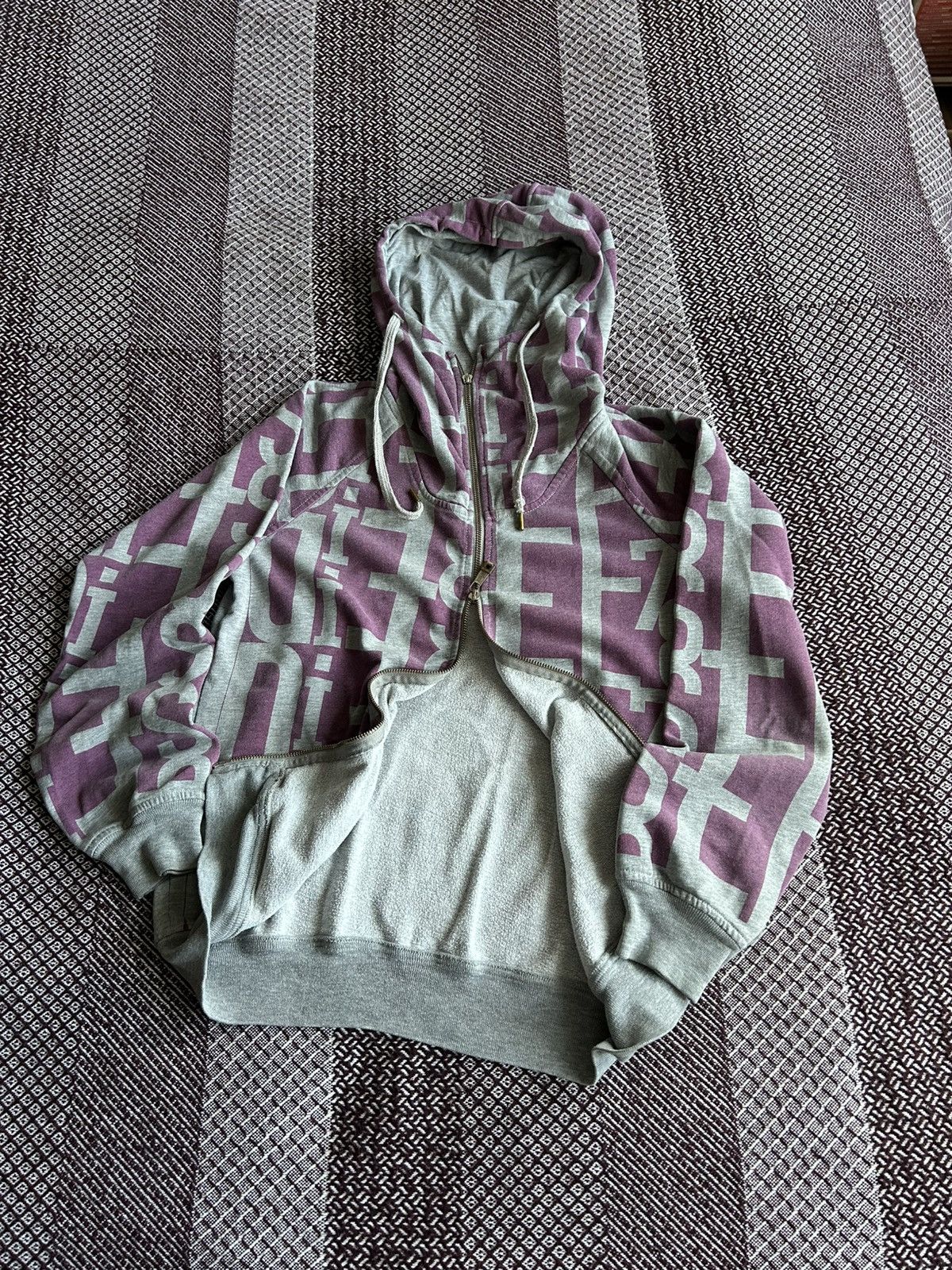 Diesel Vintage Diesel 90s Monogram Y2k Zip Hoodie Streetwear Size M Size M / US 6-8 / IT 42-44 - 11 Thumbnail