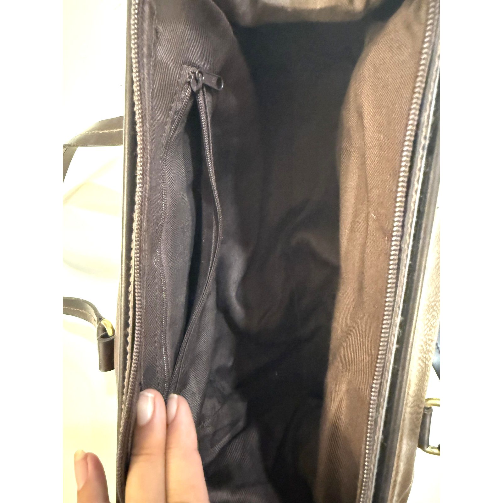 Relic Vintage Relic Brown Leather Duffel Bag Satchel Travel 13" Size ONE SIZE - 7 Thumbnail