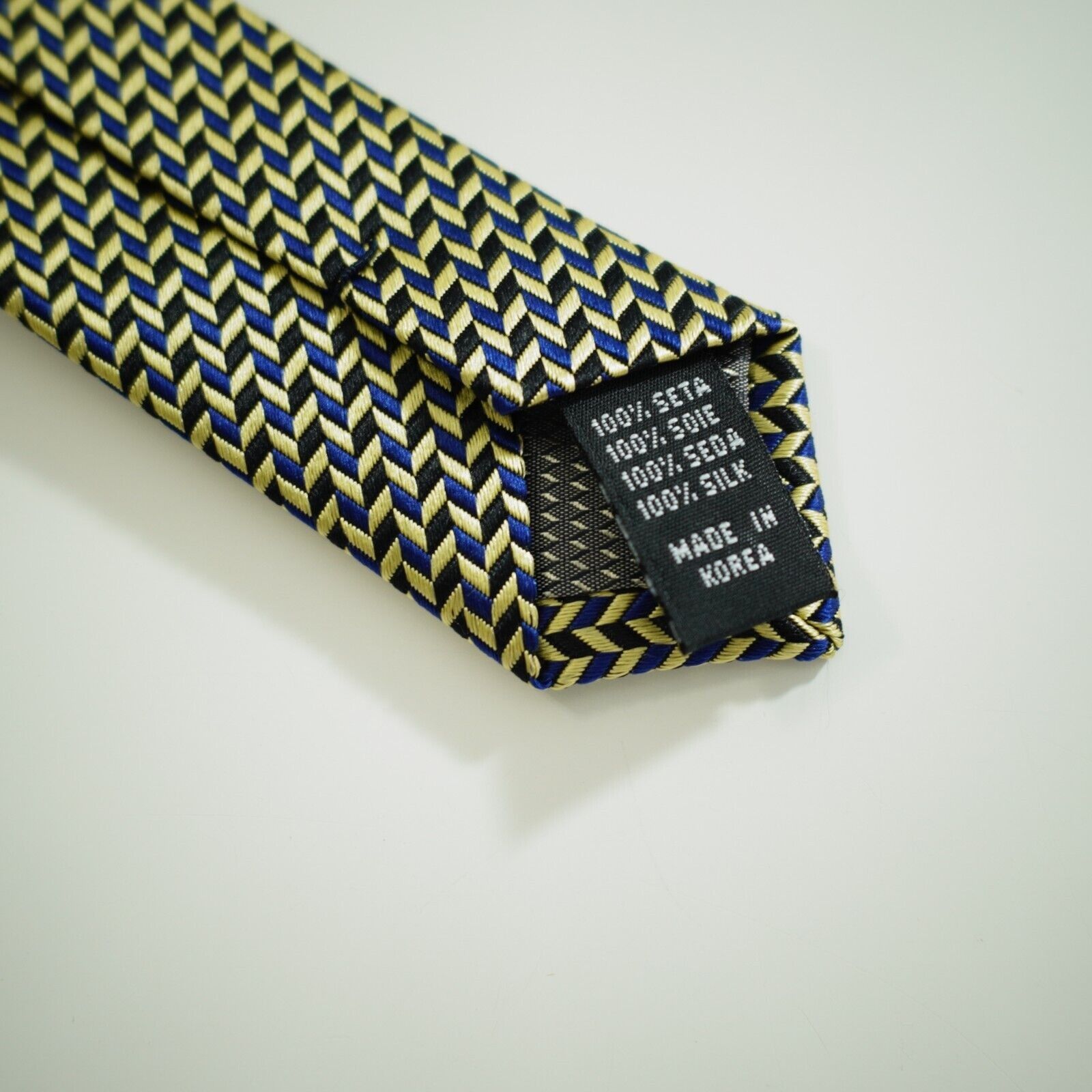 Alexander Julian Alexander Julian Colours Gold Black Blue Geometric Woven Wid Size ONE SIZE - 4 Thumbnail