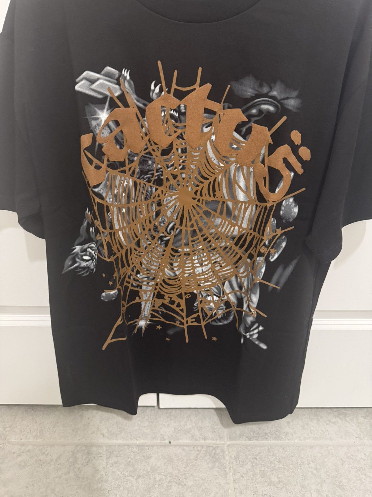 Sp5der × Travis Scott Sp5der x Travis Scott Cactus Jack Airbrush Tee Size US L / EU 52-54 / 3 - 1 Thumbnail