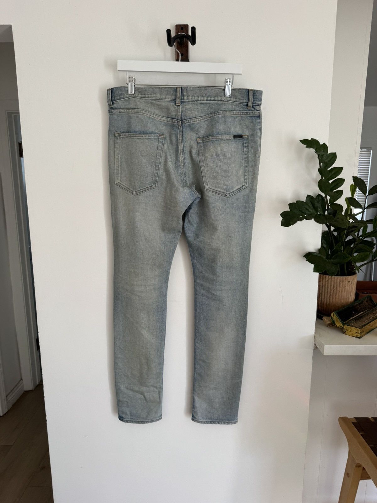 Saint Laurent Paris 2021 Lightwash D02 Denim Size US 33 - 2 Thumbnail
