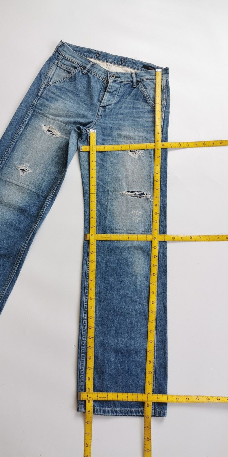Johnbull Baggy Johnbull Double Knee AP320 Jeans Size US 29 - 11 Thumbnail