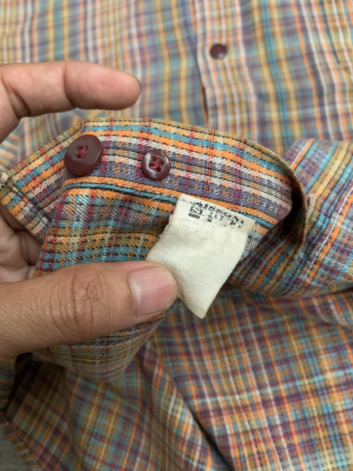 Missoni MISSONI PLAID SHIRT Size US L / EU 52-54 / 3 - 4 Thumbnail