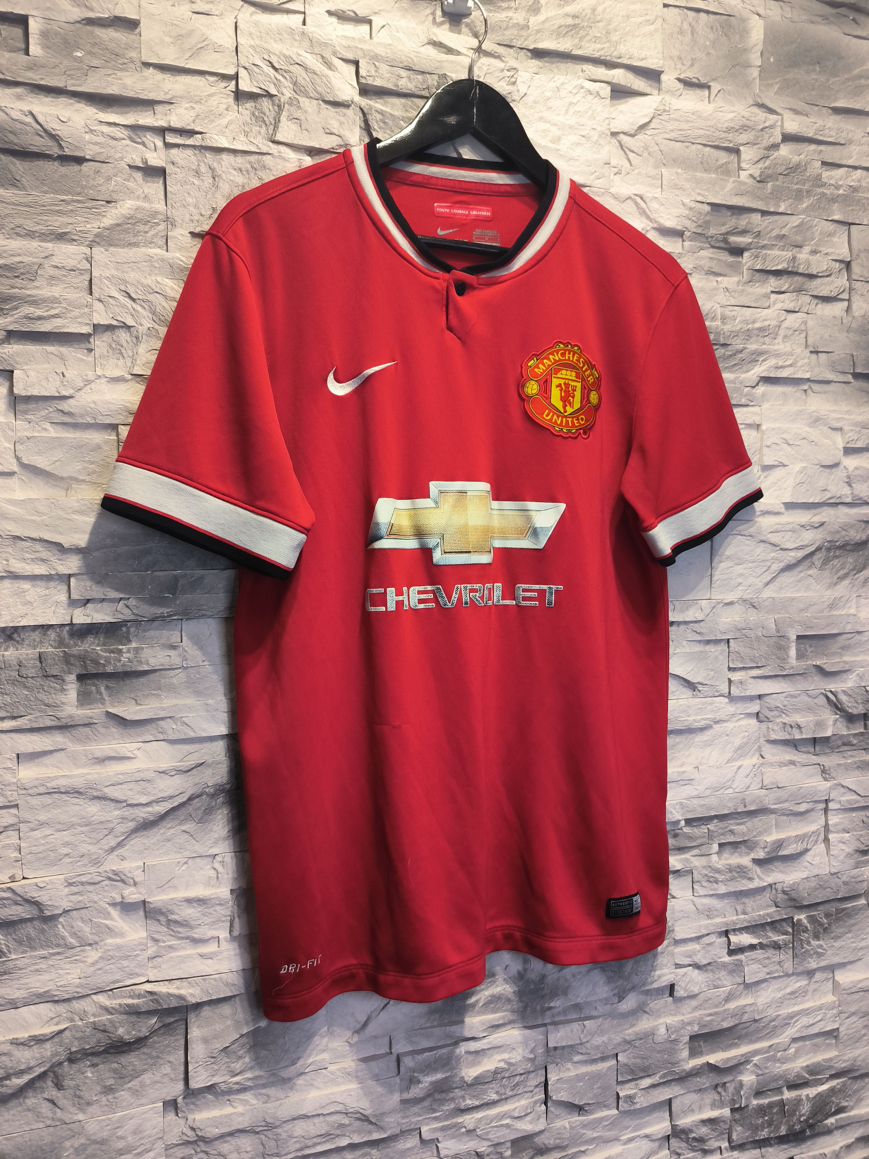Nike Nike Manchester United Jersey Shirt 2014/2015 Football Size US M / EU 48-50 / 2 - 3 Thumbnail
