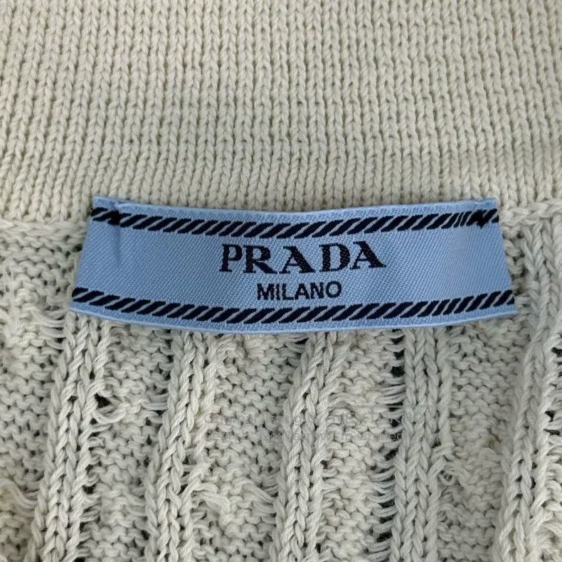 Prada Prada Beige hemp short-sleeved dress Size M / US 6-8 / IT 42-44 - 5 Thumbnail