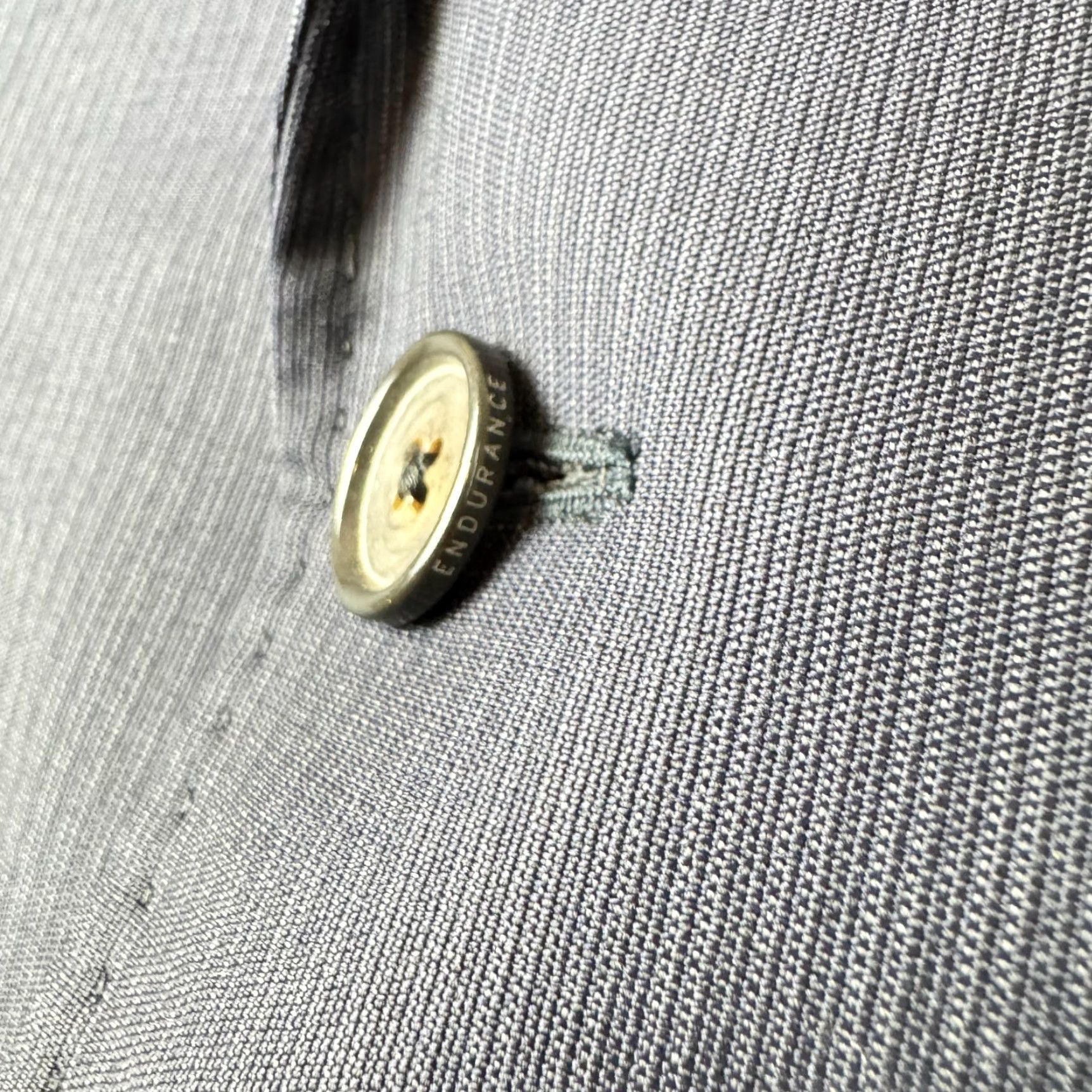Ted Baker Ted Baker Blazer / Jacket Dark Blue Striped 2 Piece Endurance ~40R Regular Fit Notch Lapel Double-Vented Four-Button Six-piece? Size 40R - 6 Thumbnail