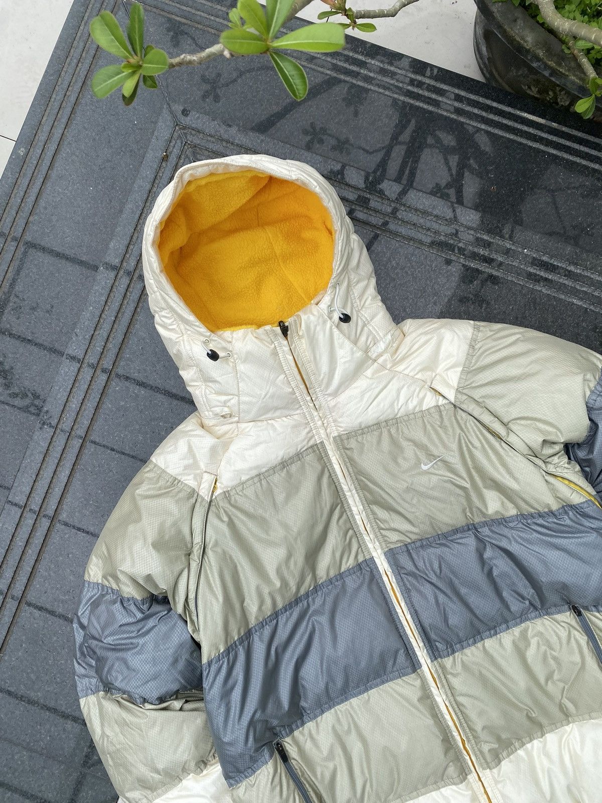 Nike × Vintage 90’s NIKE RARE LOGO Y2K REVERSIBLE RETRO DOWN PUFFER JACKET Size US XL / EU 56 / 4 - 3 Thumbnail