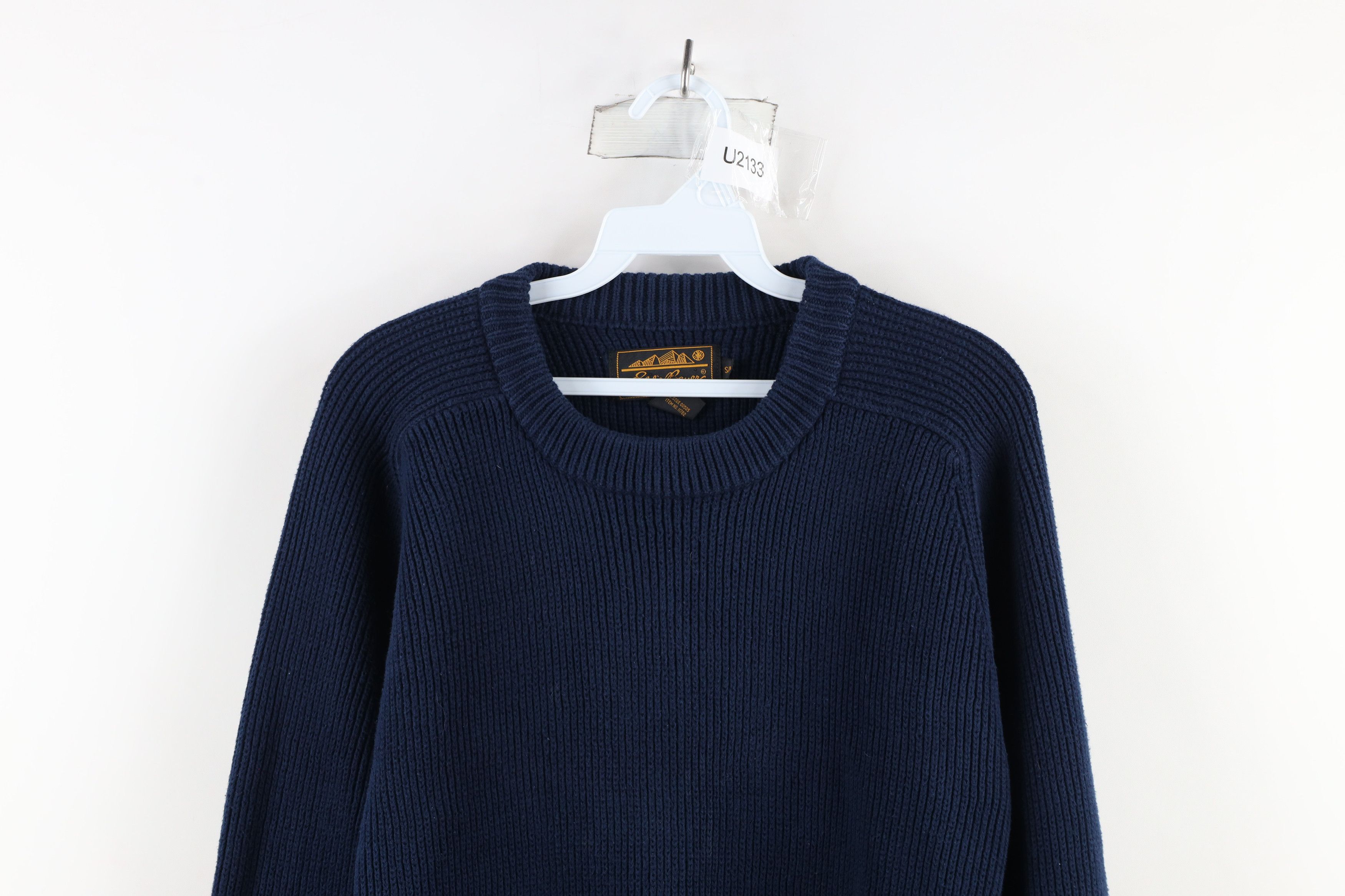 Eddie Bauer × Vintage Vintage 90s Eddie Bauer Chunky Ribbed Knit Sweater Cotton Size US S / EU 44-46 / 1 - 2 Thumbnail